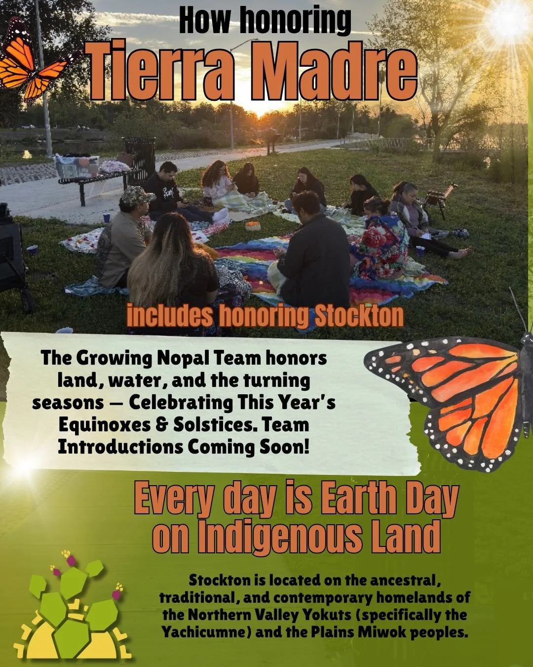 Honoring Tierra Madre for Earth Day goes beyond a certain day. It applies to how we honor the land every season. Honoring the city that is near and dear to our hearts continues how we build community 🌎 Thank you endlessly to @feliciasanchezxo and @h