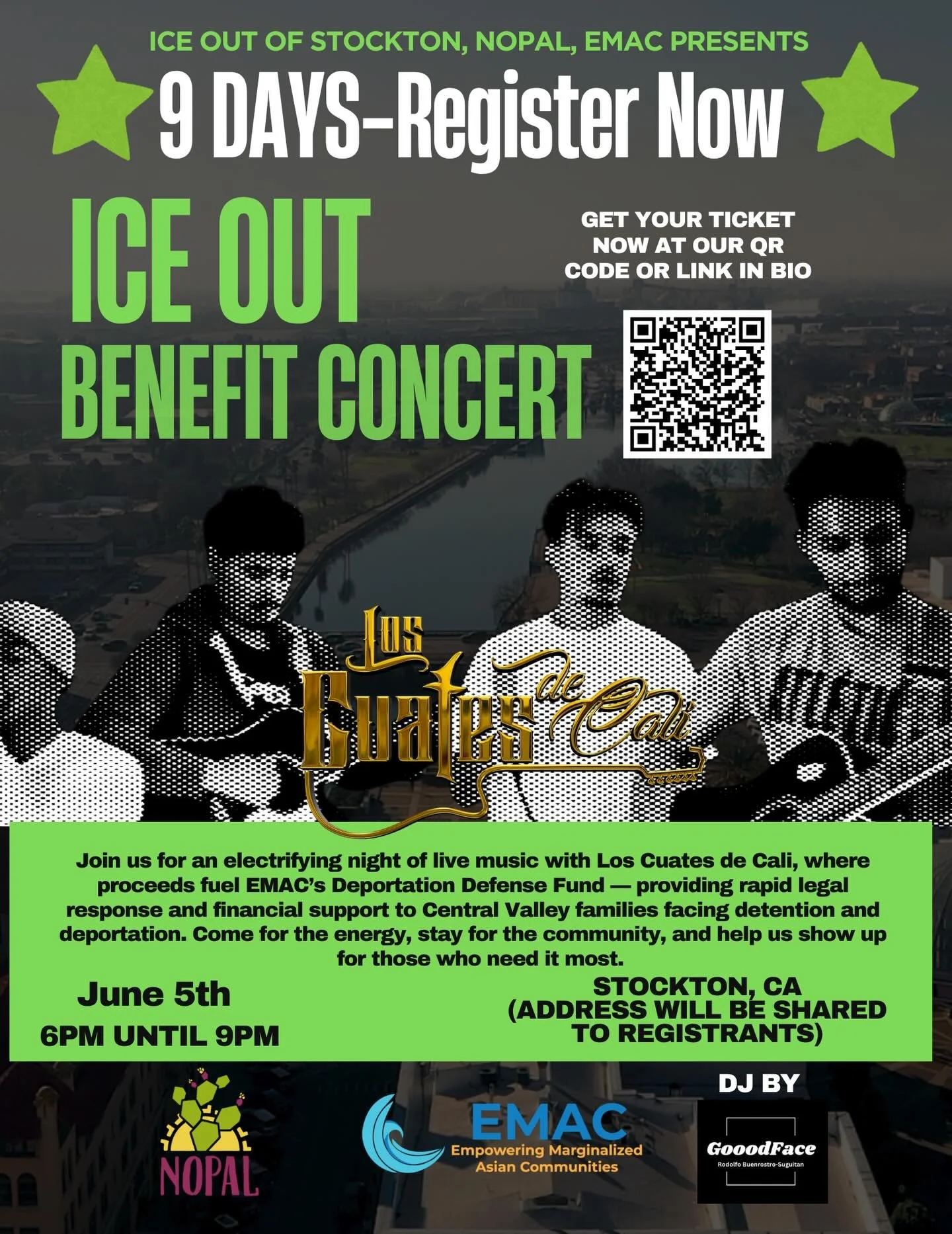 We are just 9 days away from the upcoming Benefit Concert! Please register at the link in our bio 💫🎤🎶