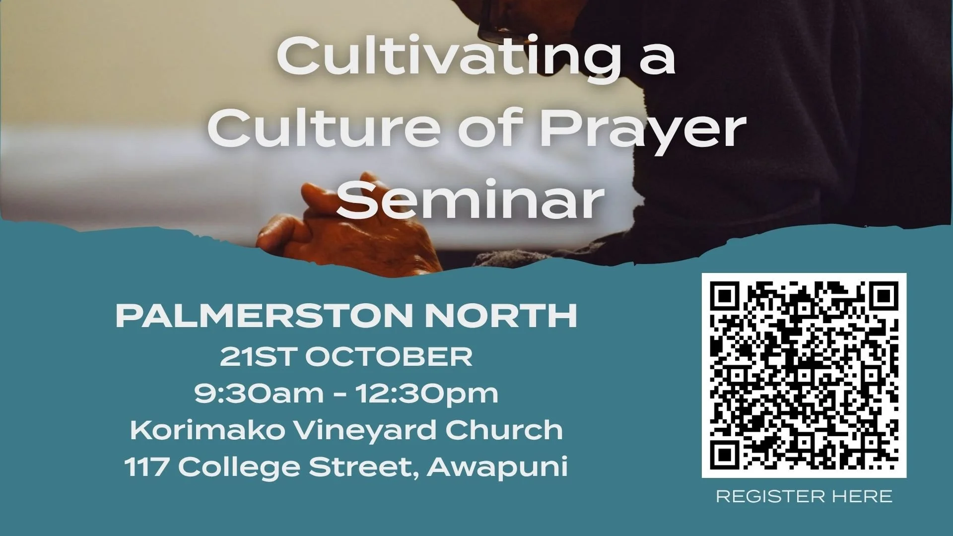 'Culture of Prayer' training - Palmerston North