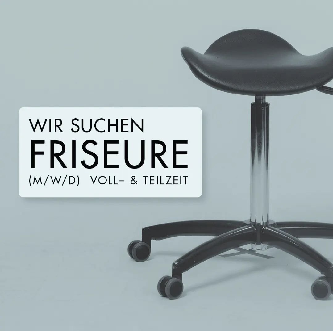 FRISEUR*IN (m/w/d) GESUCHT!

Wir sind ein kleiner Salon im Herzen von Karlsruhe und suchen Verst&auml;rkung f&uuml;r unser Team. 

Wenn du Lust hast in einer entspannter Atmosph&auml;re zu arbeiten melde dich bei uns!

Egal ob Minijob, Teilzeit oder 