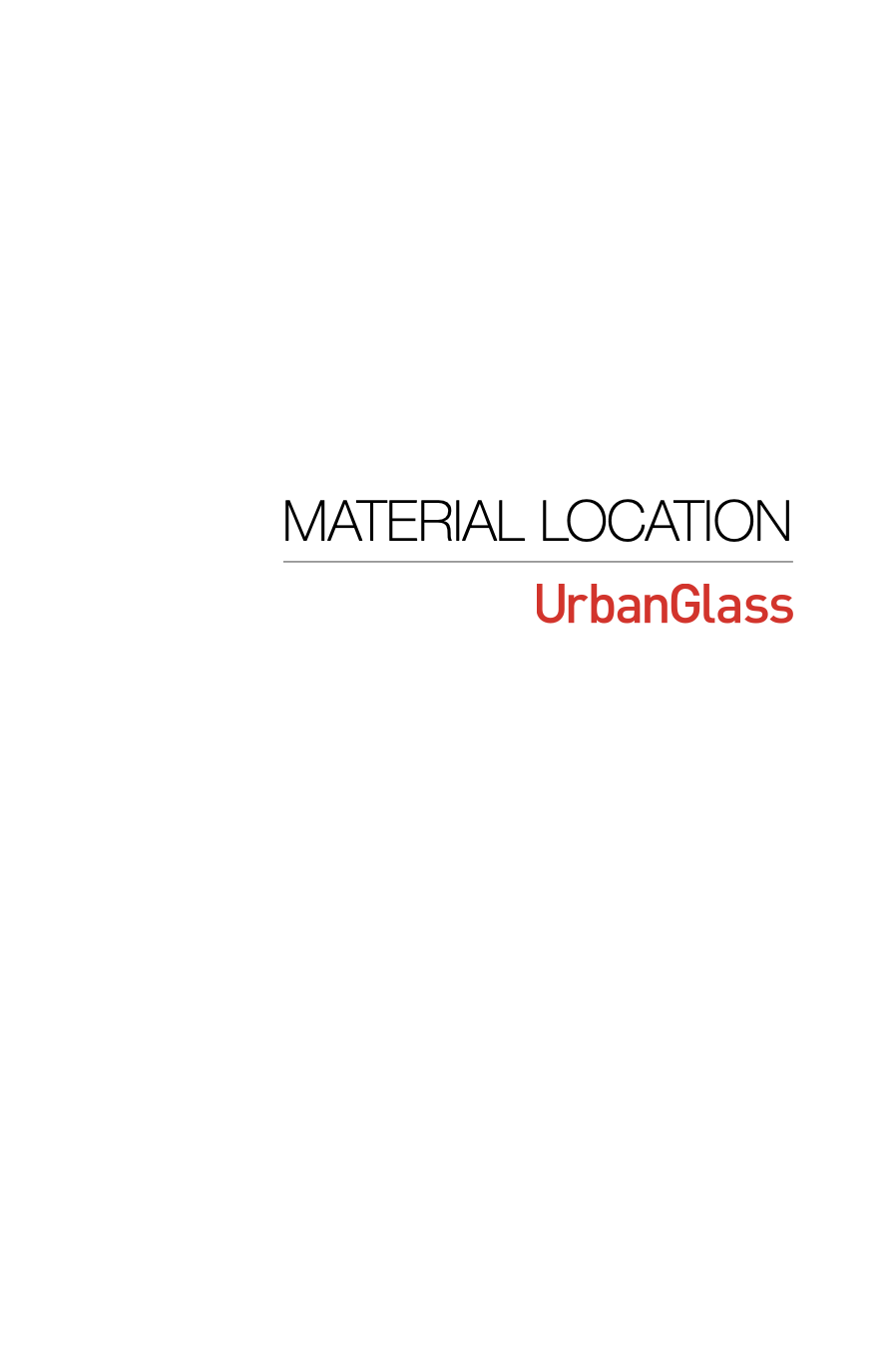Material Location