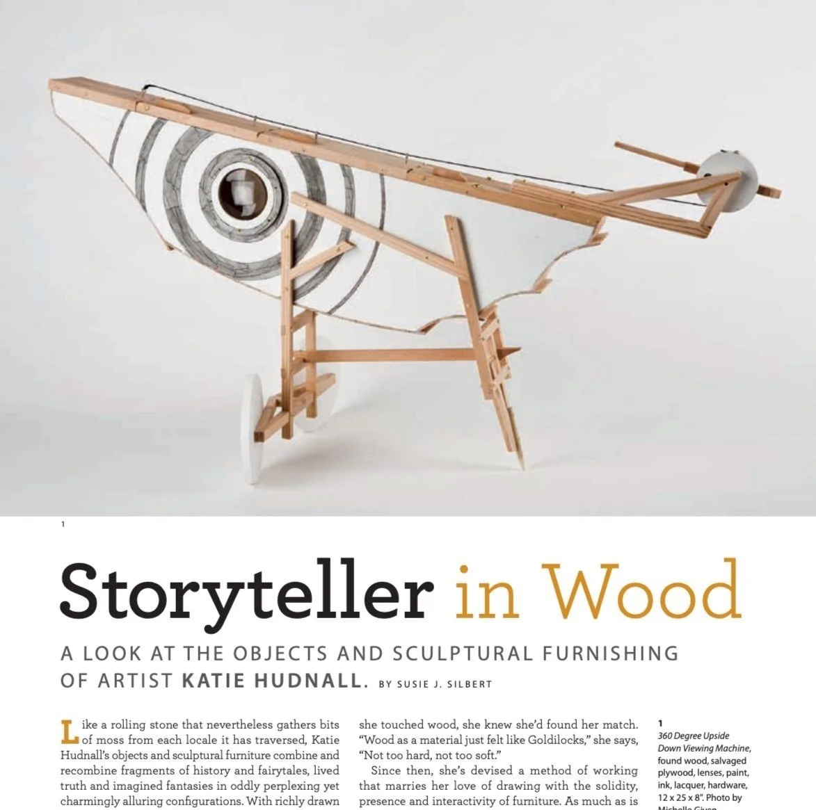 Storyteller in Wood: Katie Hudnall