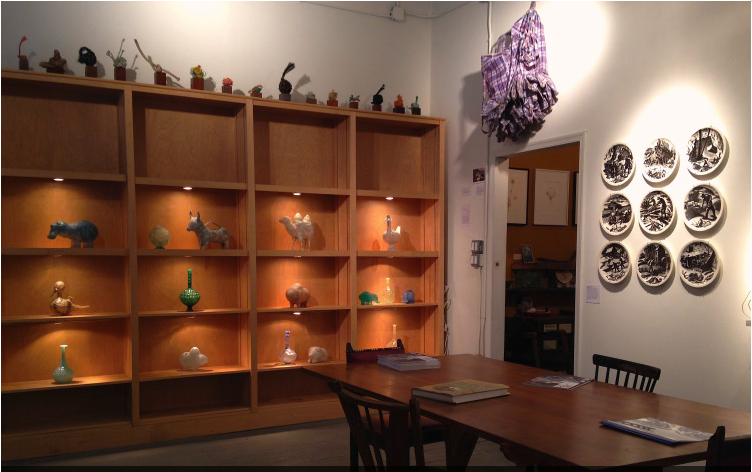 Installation view, Trade Routes at Proteus Gowanus, Brooklyn, NY