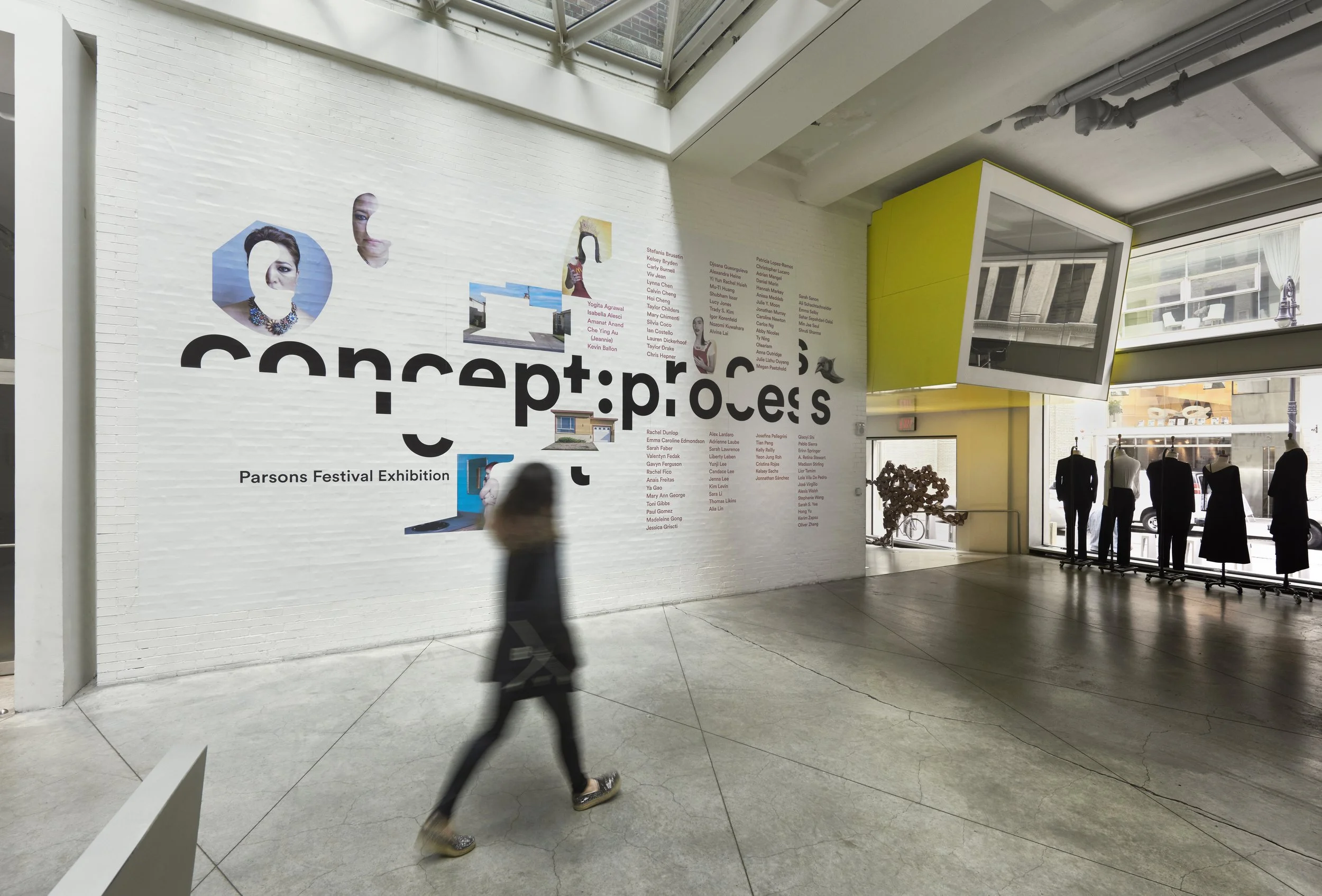 Concept:Process title wall