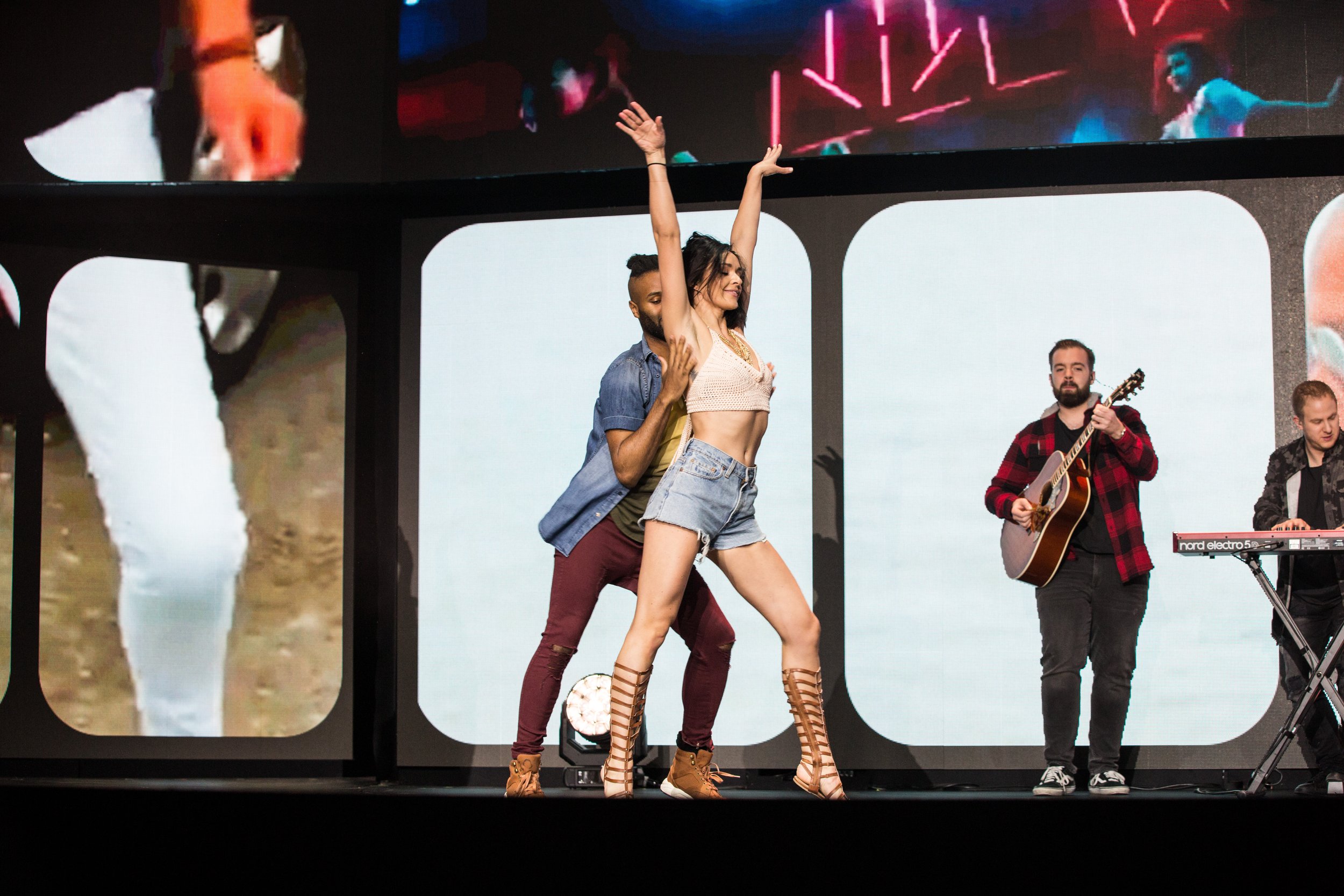 Google Engage EMEA - Music Direction. 3-day event featuring several live musical segments and performances, synced to video and choreography.