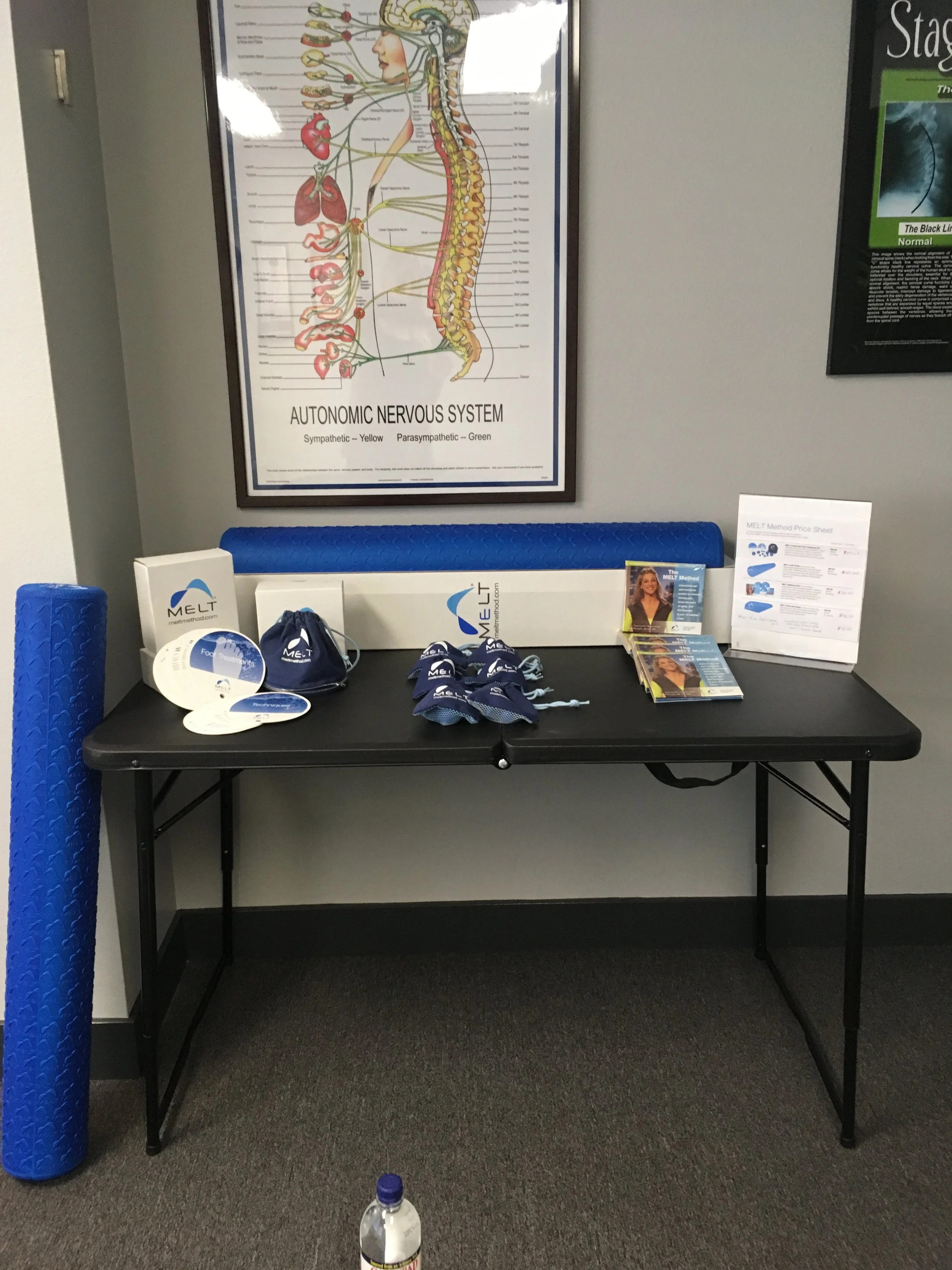 Product display at Intro to MELT Method workshop