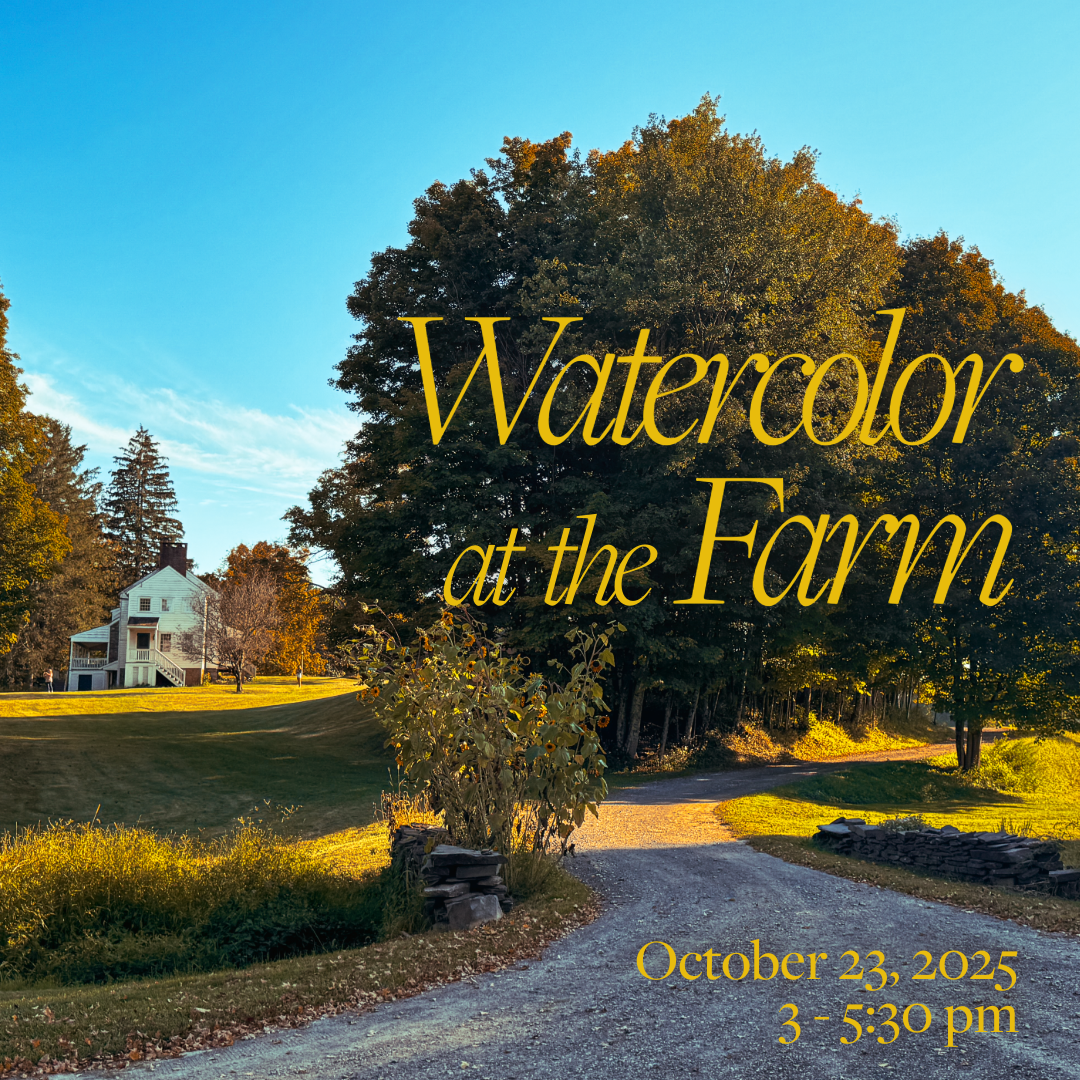 Watercolor at the Farm (at Six Senses Hudson Valley)