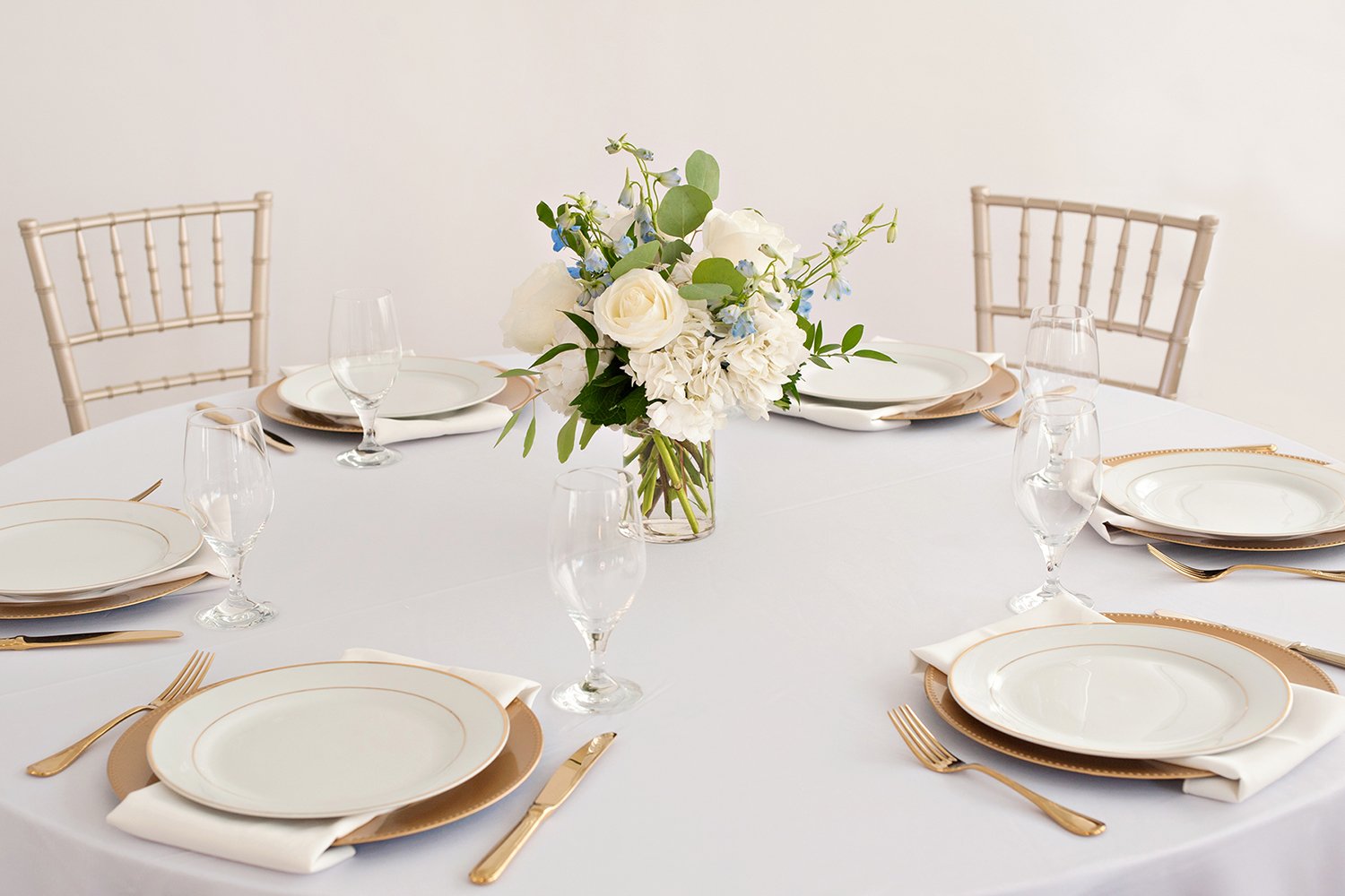 Blue and White Centerpiece
