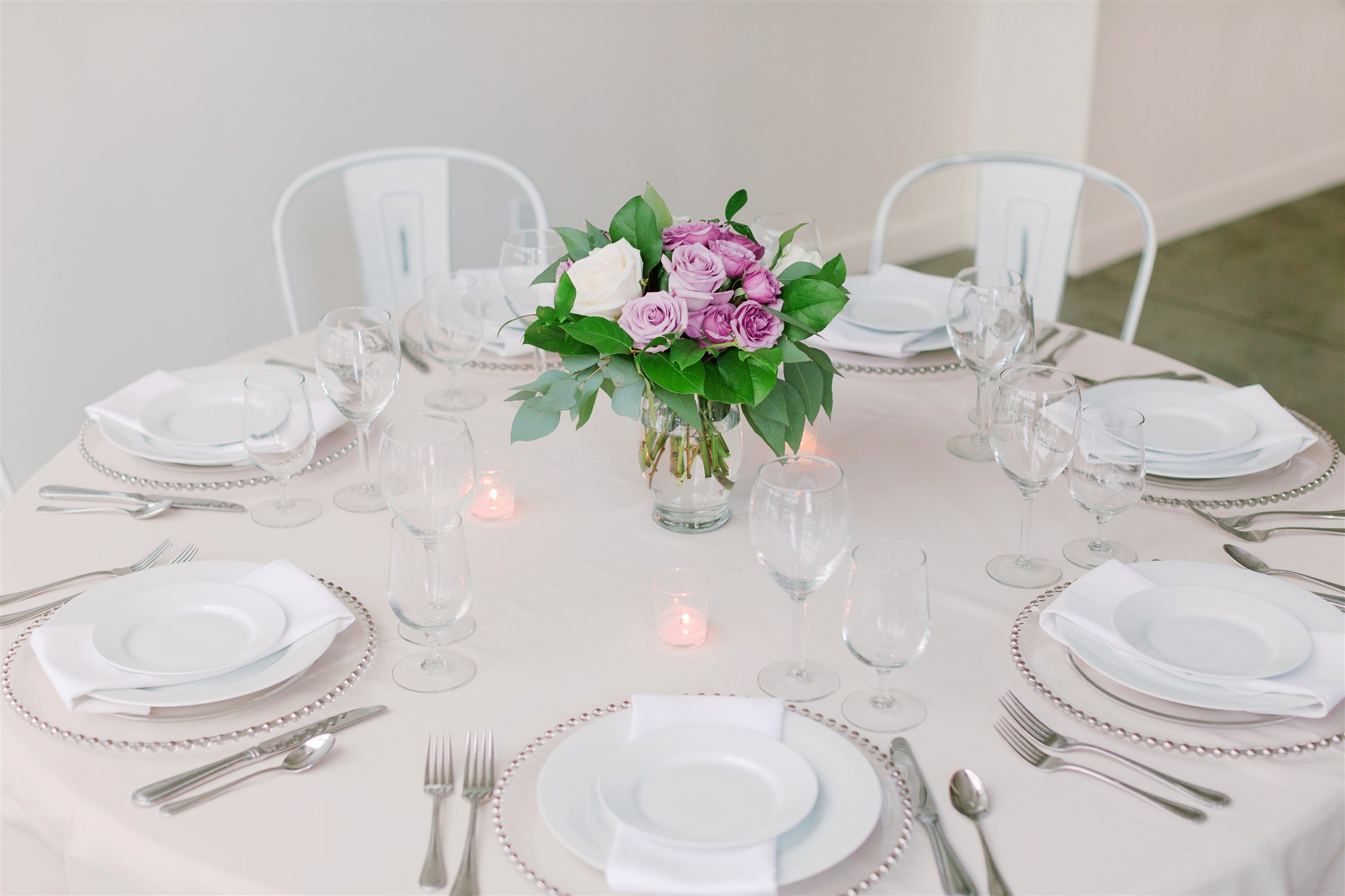 Lavender Garden Centerpiece