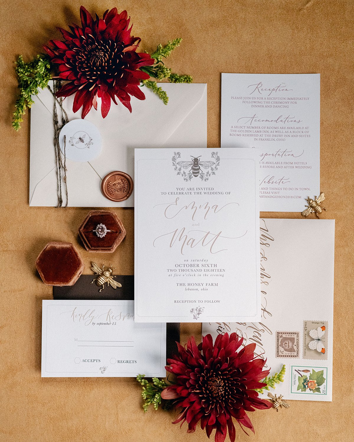 Festive Fall Styling Flowers