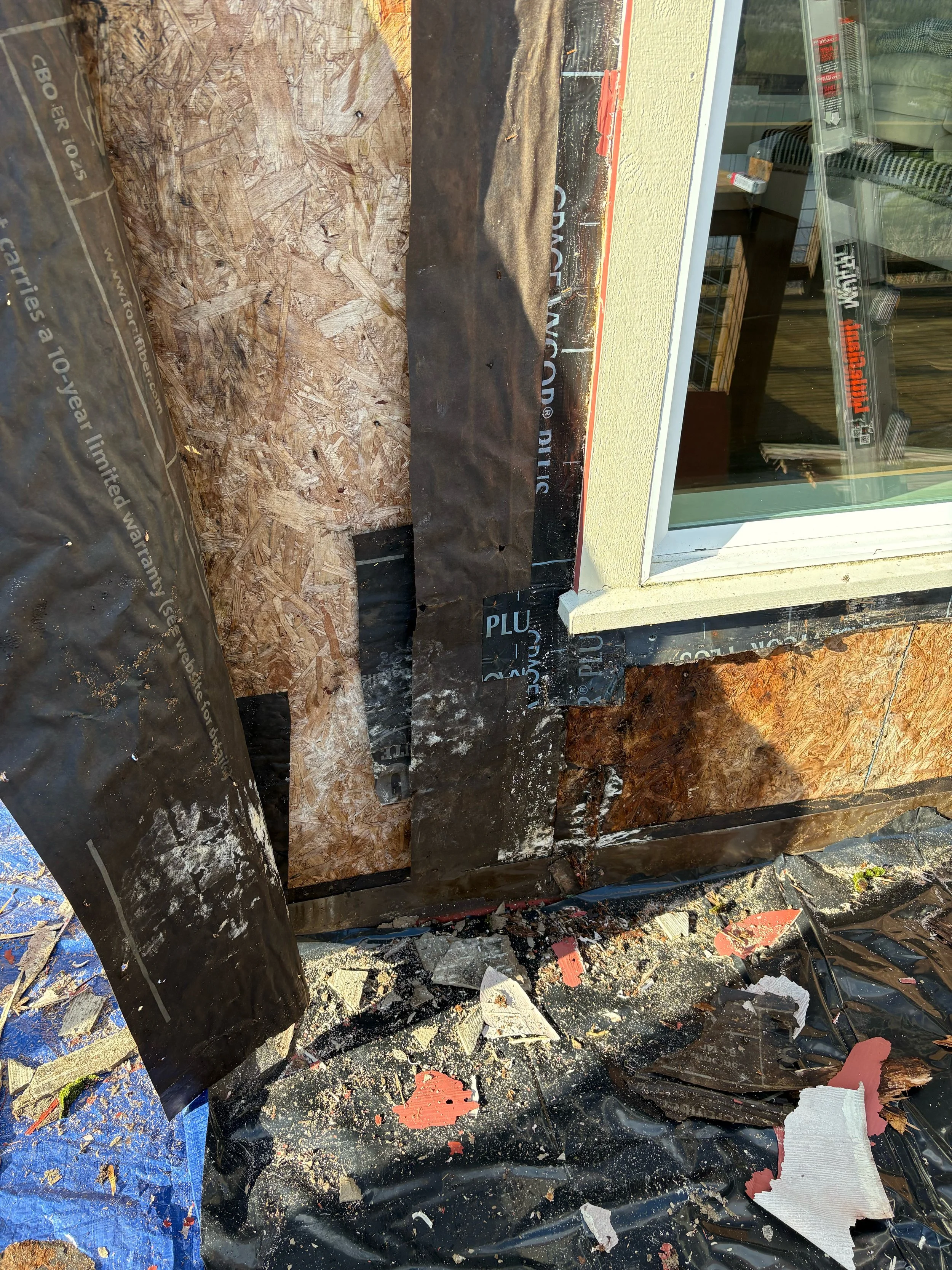 Siding and wood rot repair in Bellingham Washington