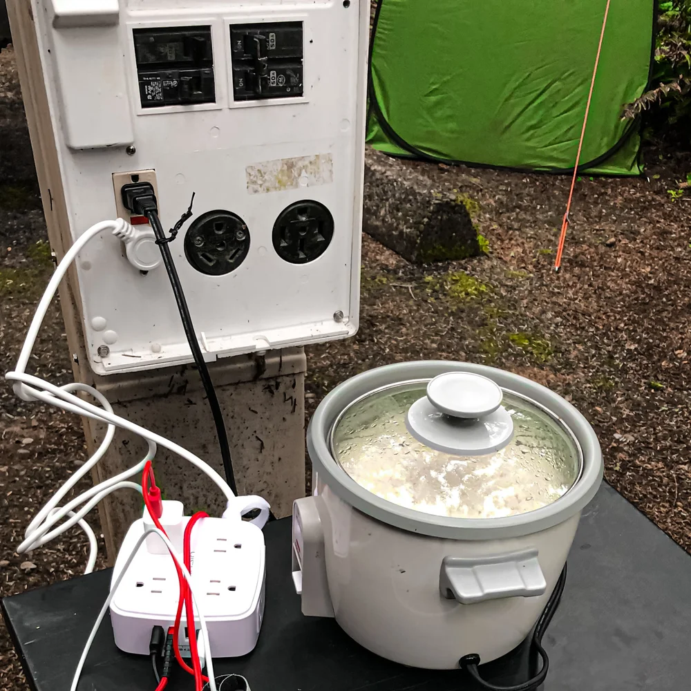 Rice cooking and charging station :)