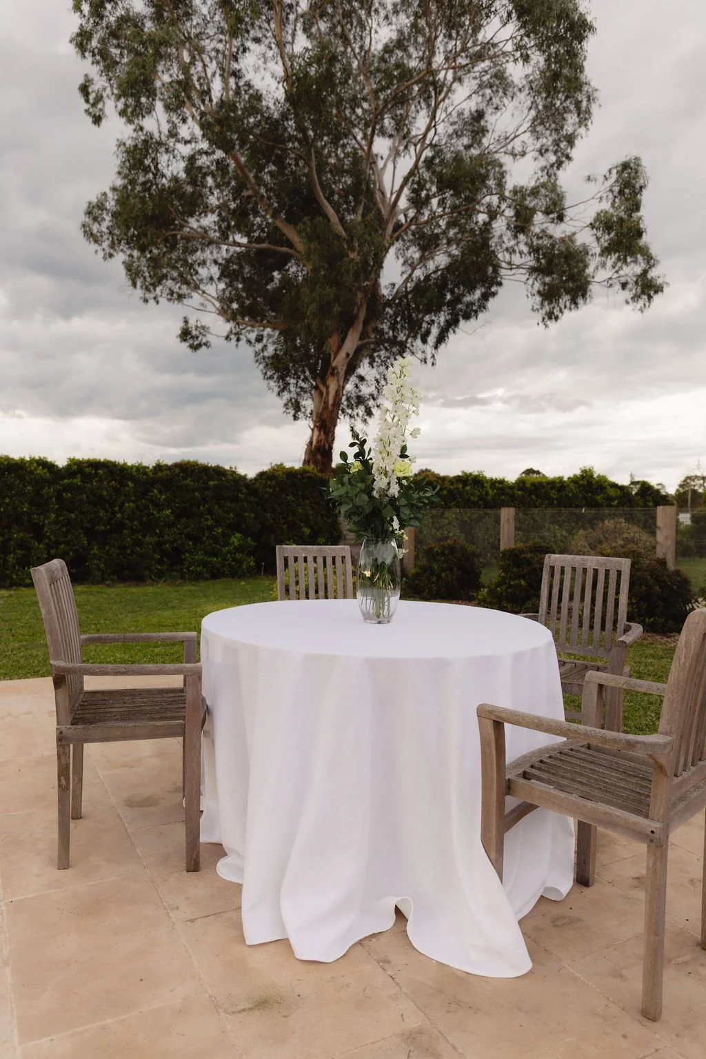 Cake Tablecloth Round - Crisp White