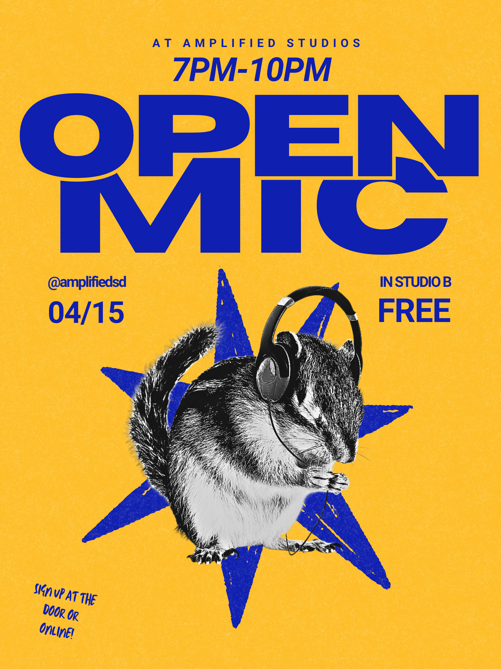Amplified Studios April 2026 Open Mic (1/2)