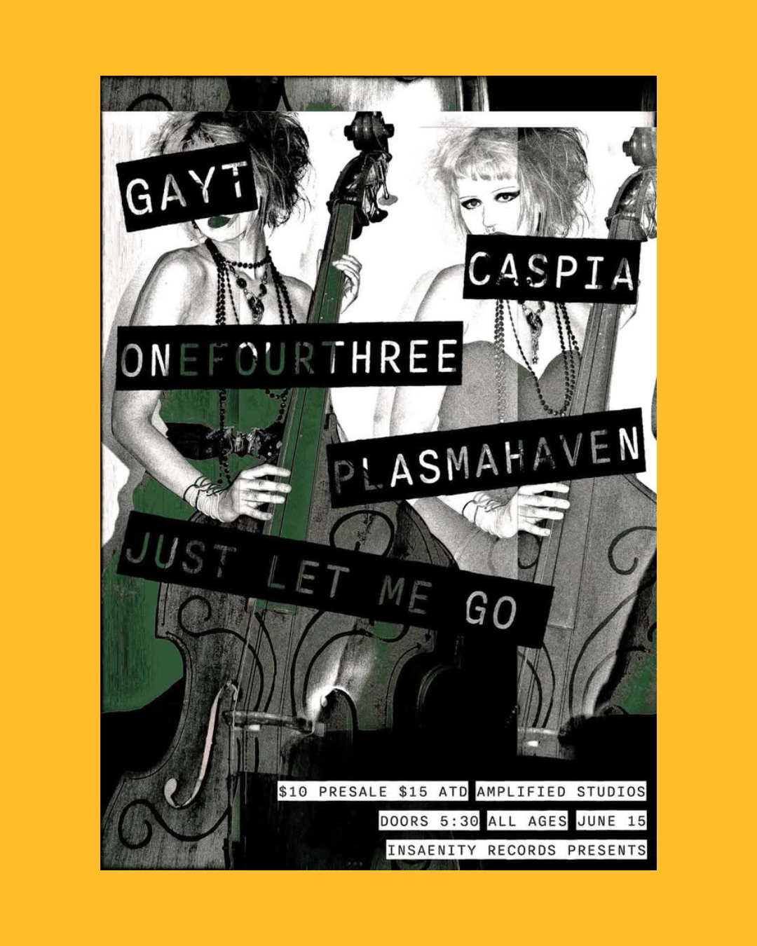 Gayt, Caspia, OneFourThree, PlasmaHaven, Just Let Me Go