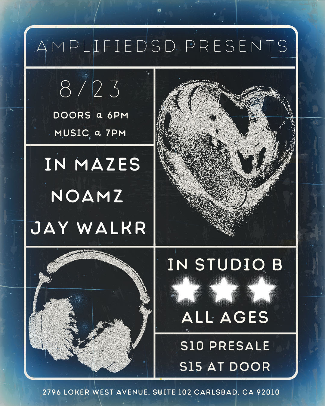In Mazes, Noamz, Jay Walkr Amplifiedsd Showcase