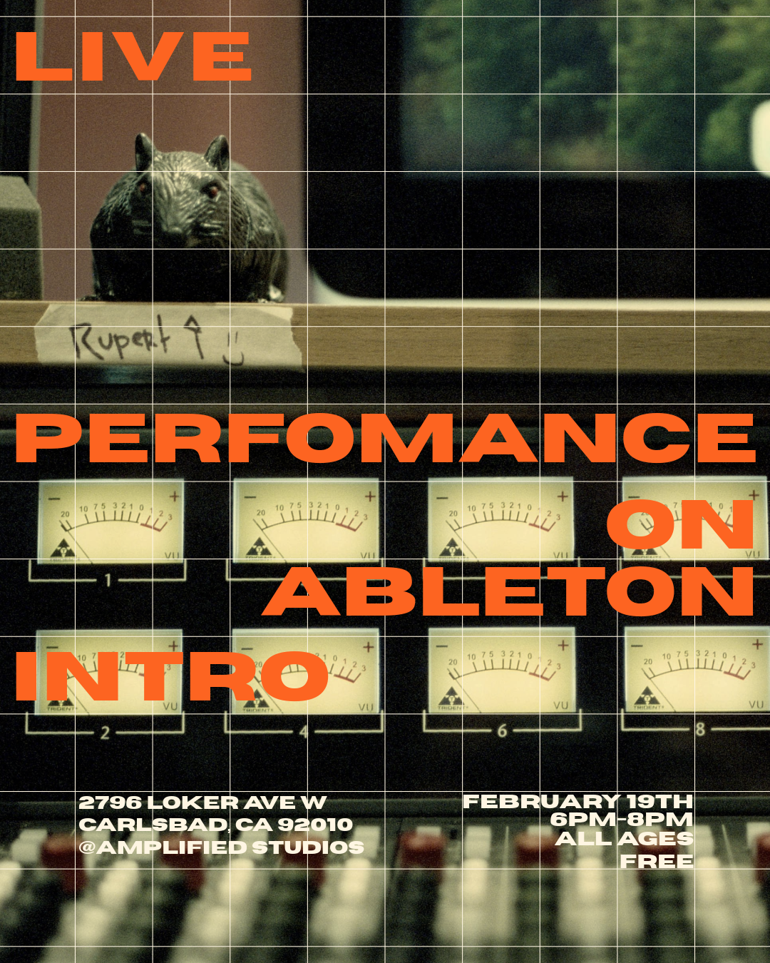 Live Performance on Ableton Intro (Learn and Hang) FREE EVENT!