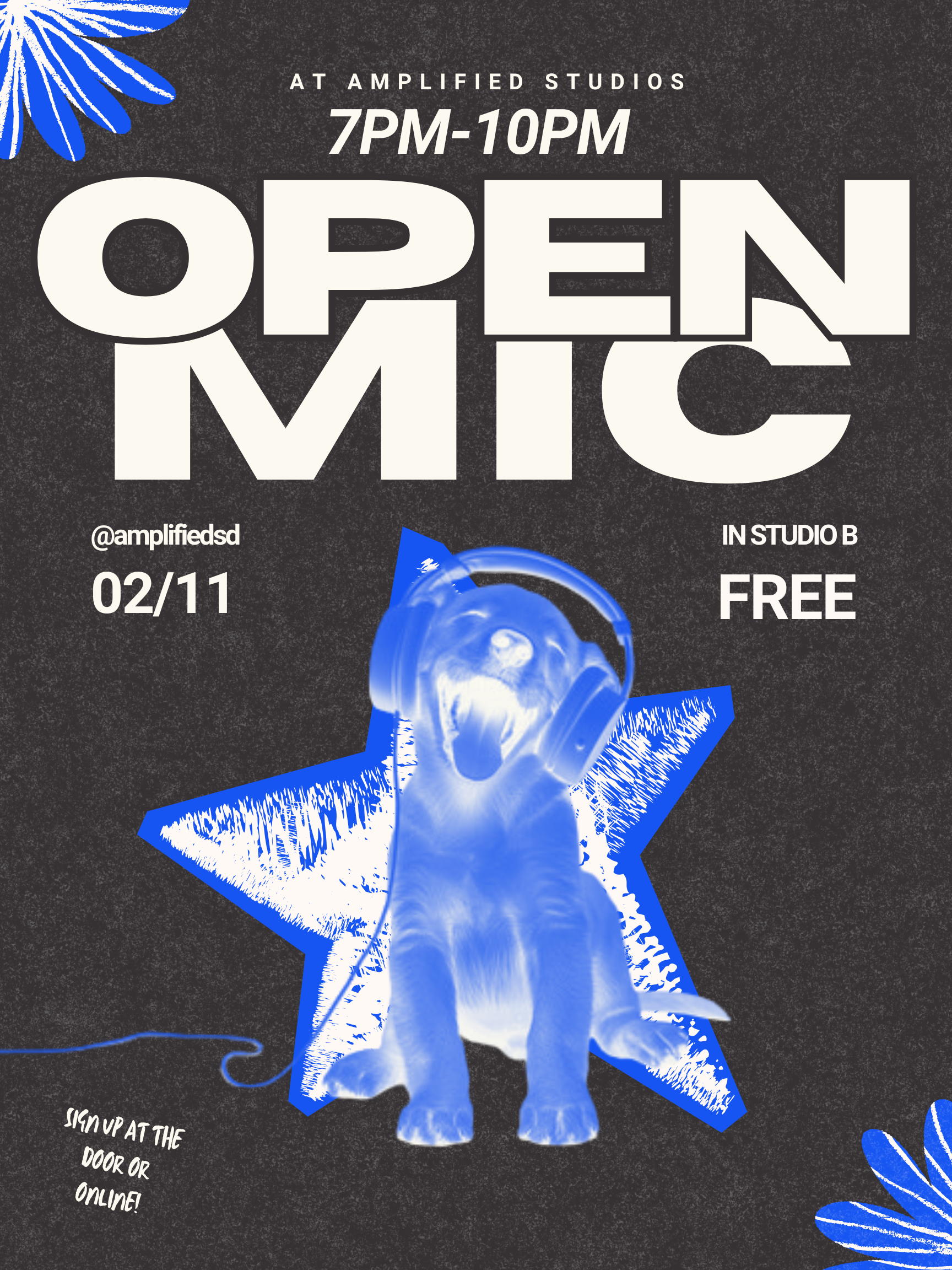 Amplified Studios February 2026 Open Mic (1/2)