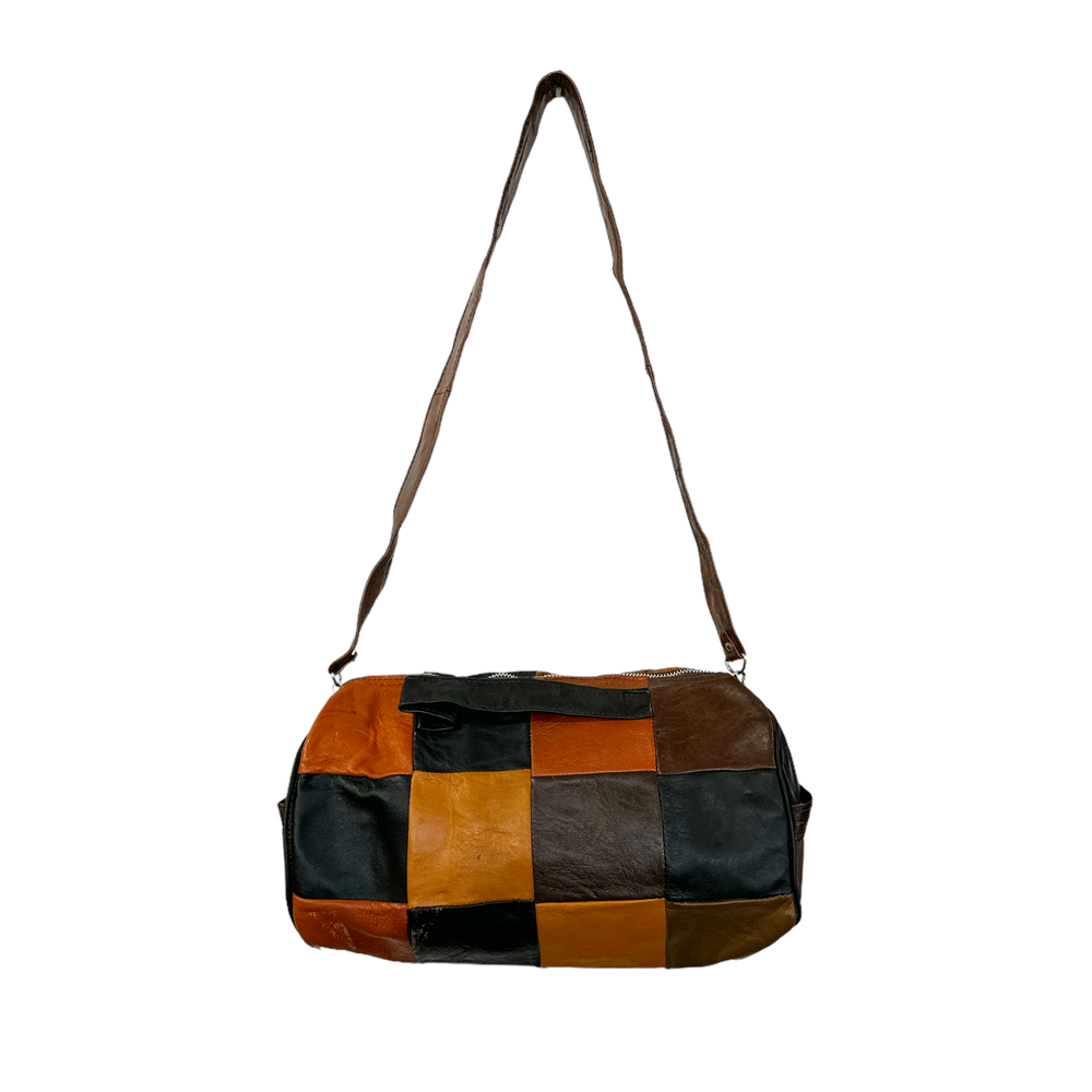 バッグ D&G Patchwork Leather Boston Bag DEADSTOCK PATCHWORK BARREL BAG — My Best Vintage Life Podcast