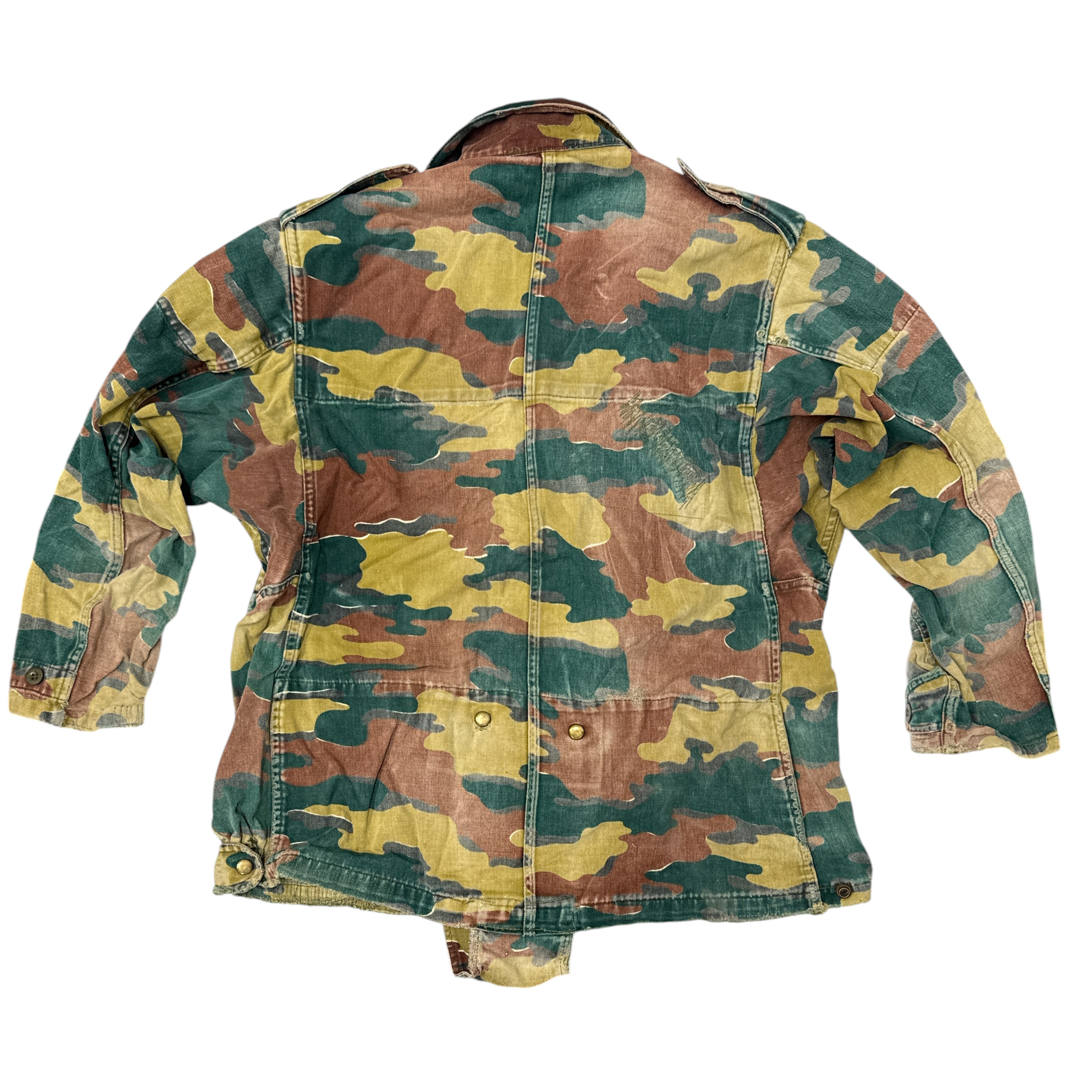 1960s Vintage Belgian Jigsaw Camo Paratrooper Smock