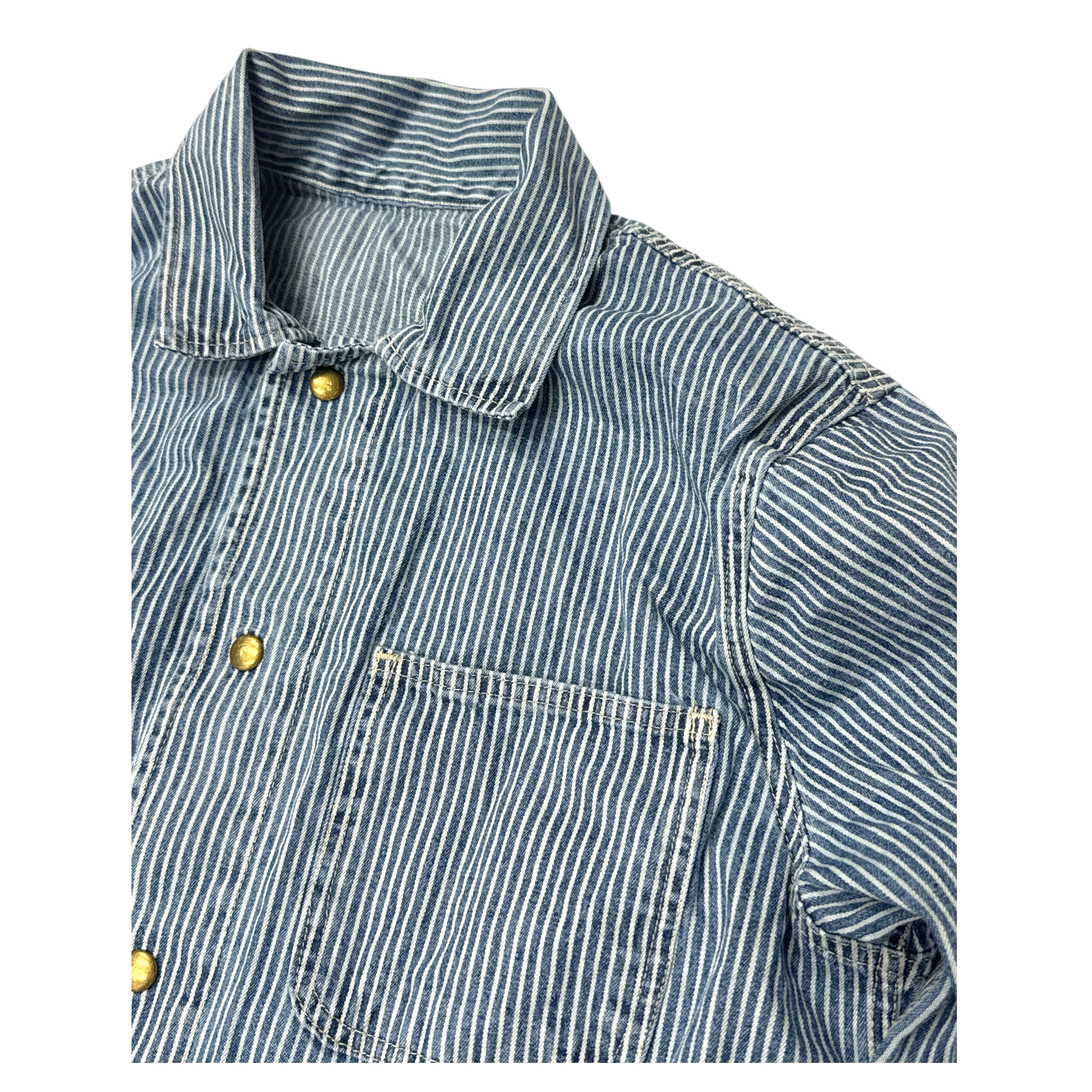 BAZ In-House Recycled Hickory Stripe Chore Jacket