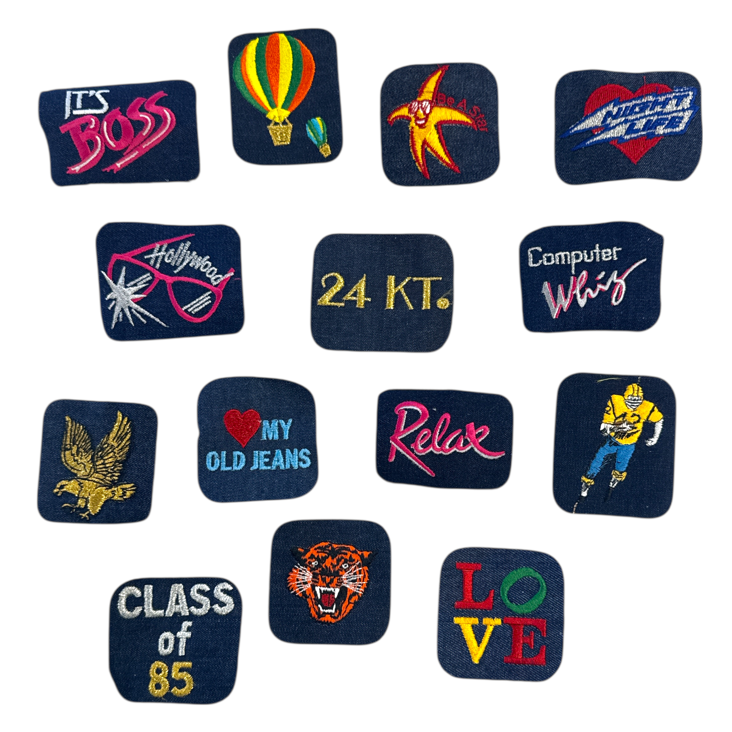 Deadstock Denim Iron-On Patches