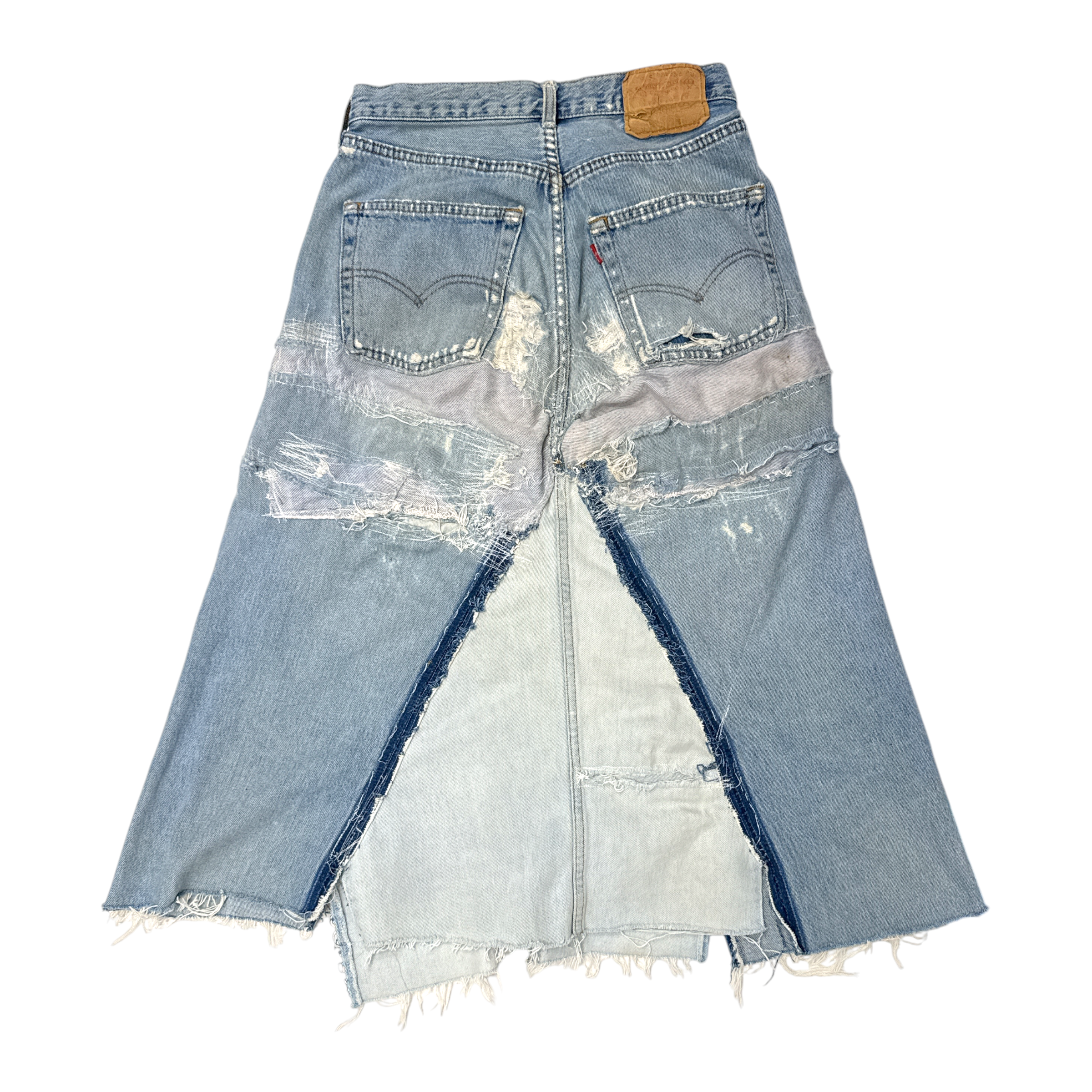 Vintage Reworked Levi's Denim Maxi Skirt
