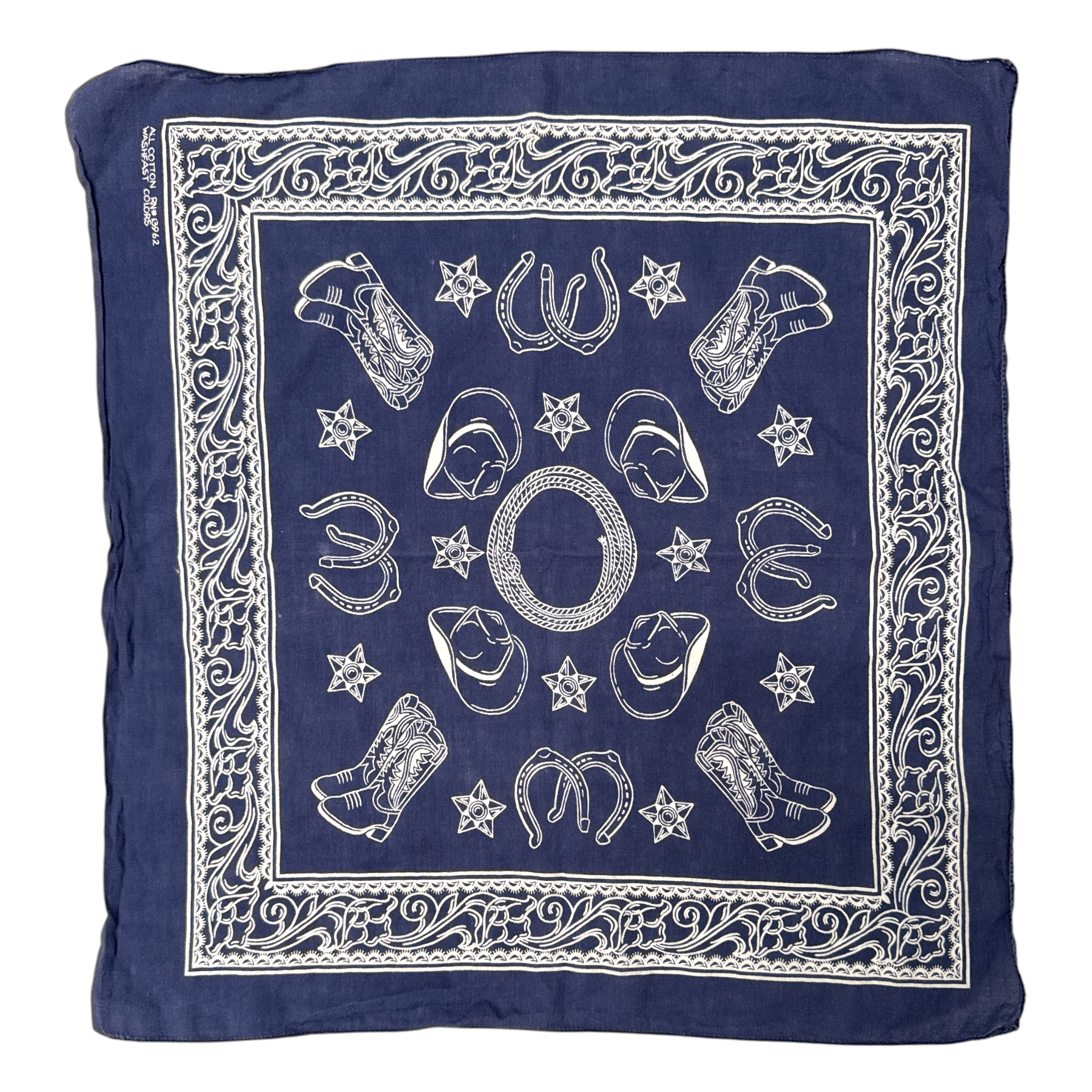 VINTAGE 1960S COWBOY BANDANA