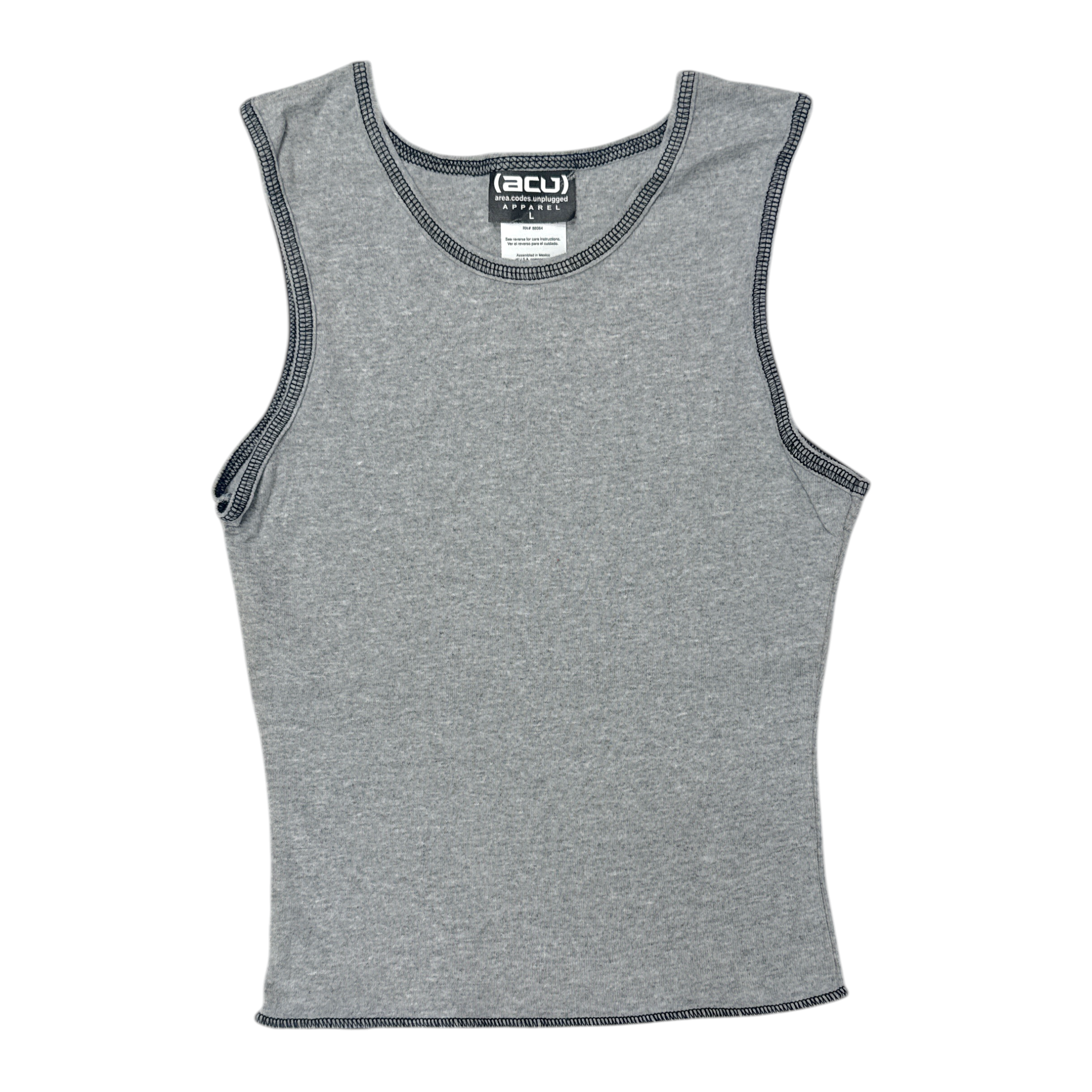 DEADSTOCK Y2K CONTRAST STITCH TANK TOP