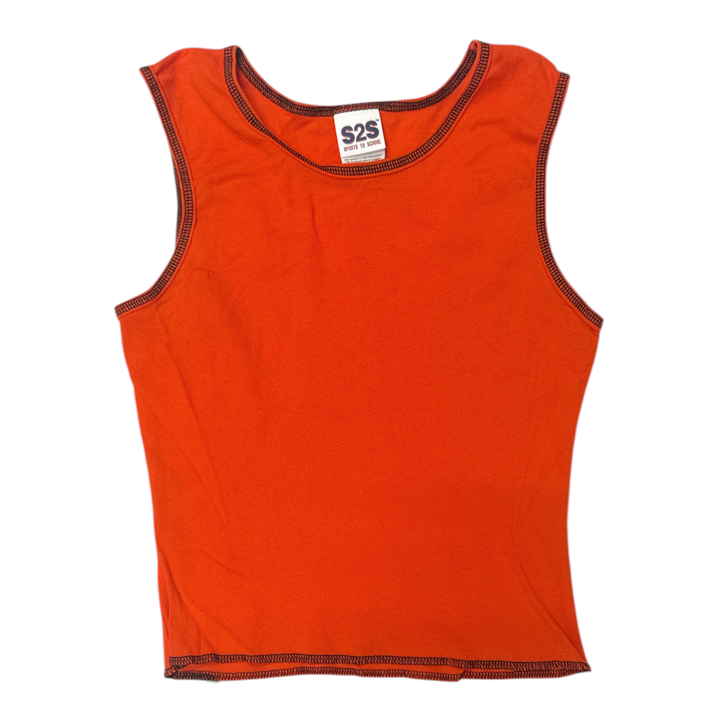 DEADSTOCK Y2K CONTRAST STITCH TANK TOP