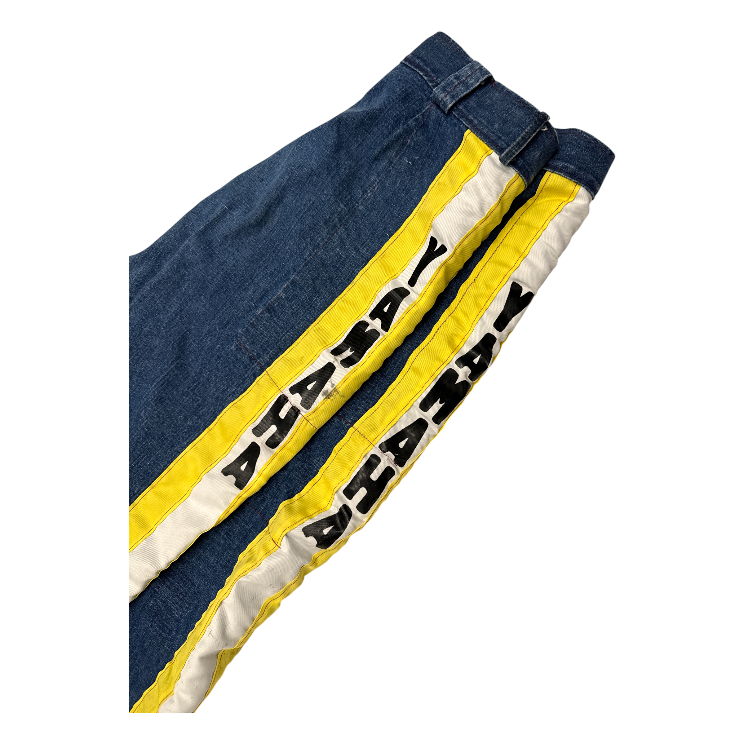 Vintage Denim Yamaha Moto Pants