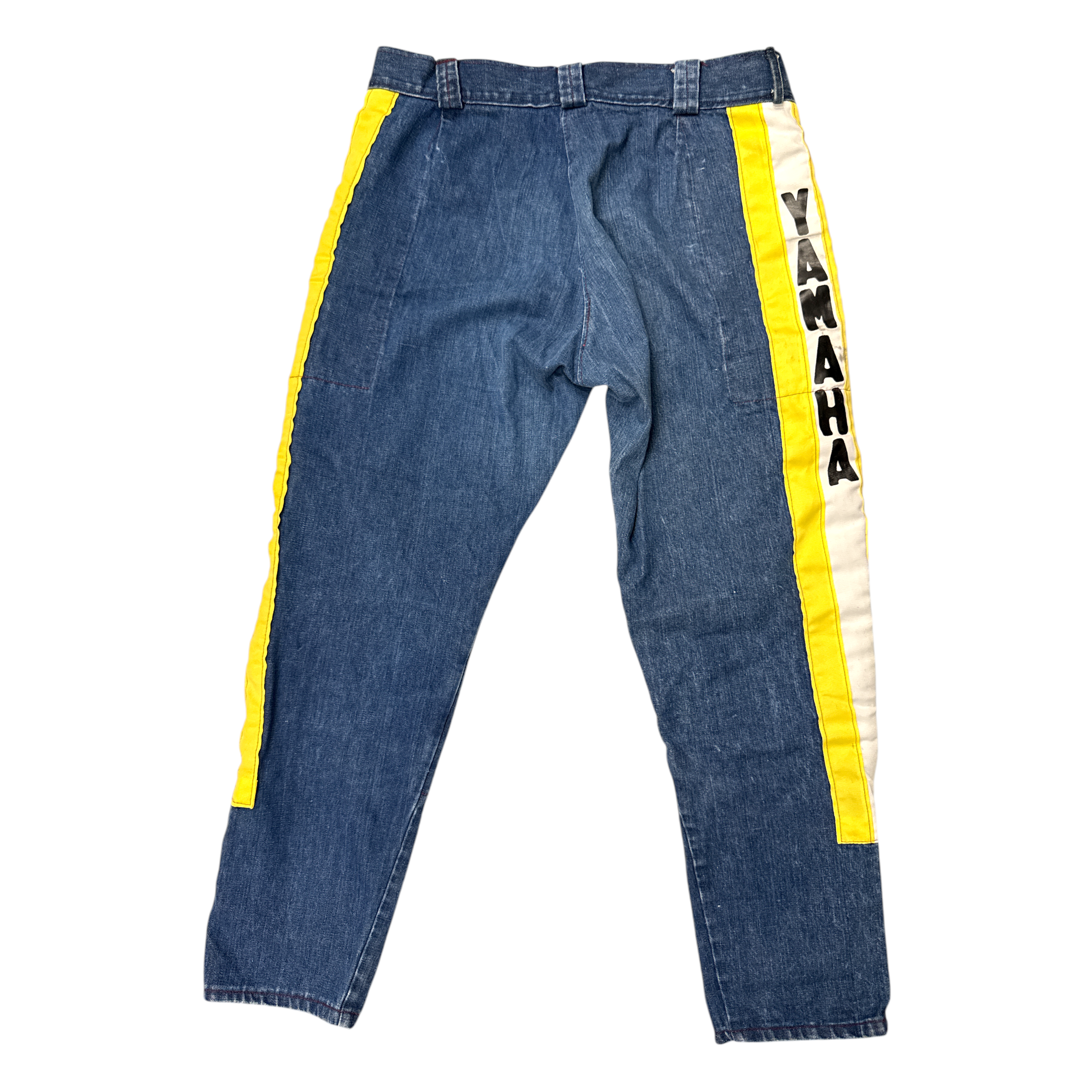 Vintage Denim Yamaha Moto Pants