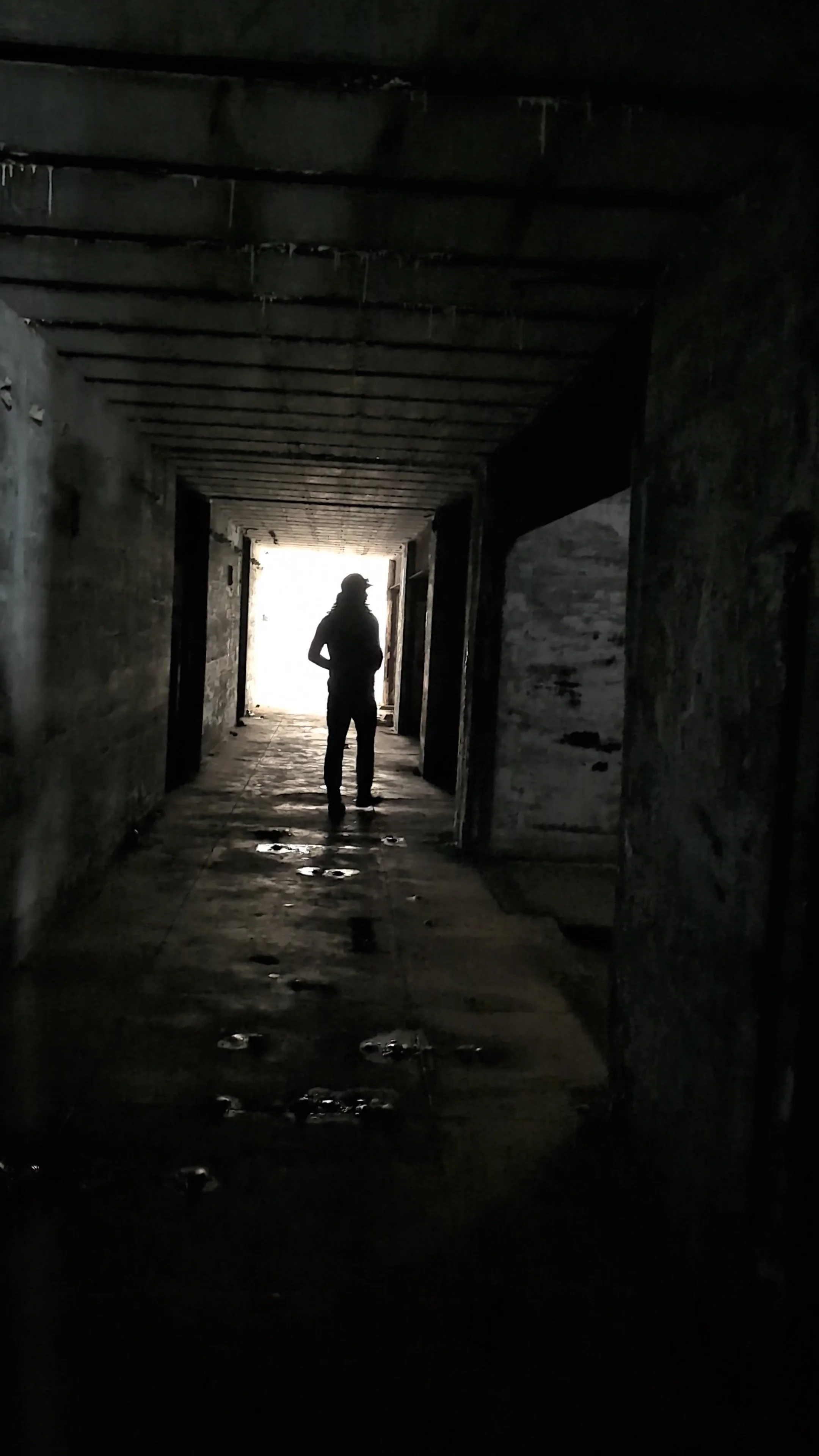 Leif (played by Hank) wanders underground
