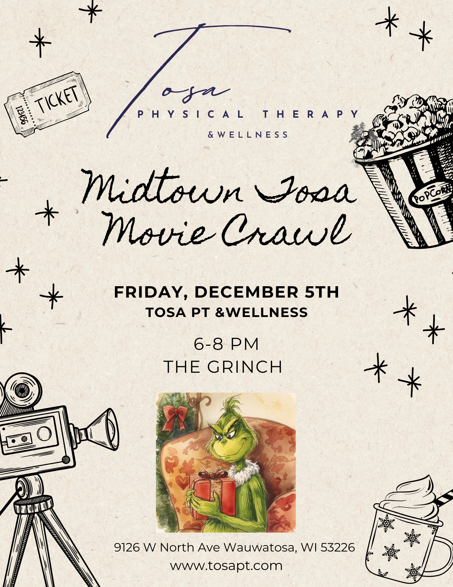 The Grinch Movie &amp; Craft Night