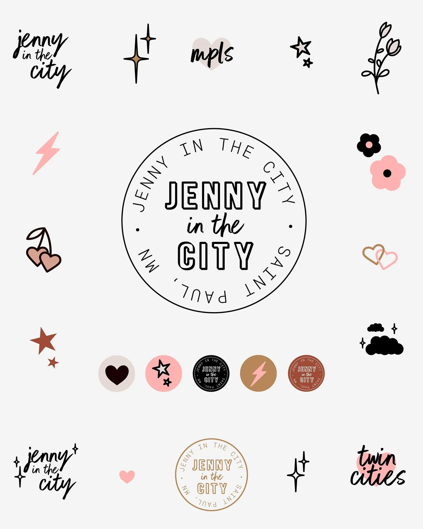 When the brand expansion makes it out of the group chat ✨ 

I&rsquo;ve worked with Jen and @jennyinthecitympls for a few years now on a ton of cute merch, but when Jen had approached me about doing a brand expansion on her already incredible brand I 