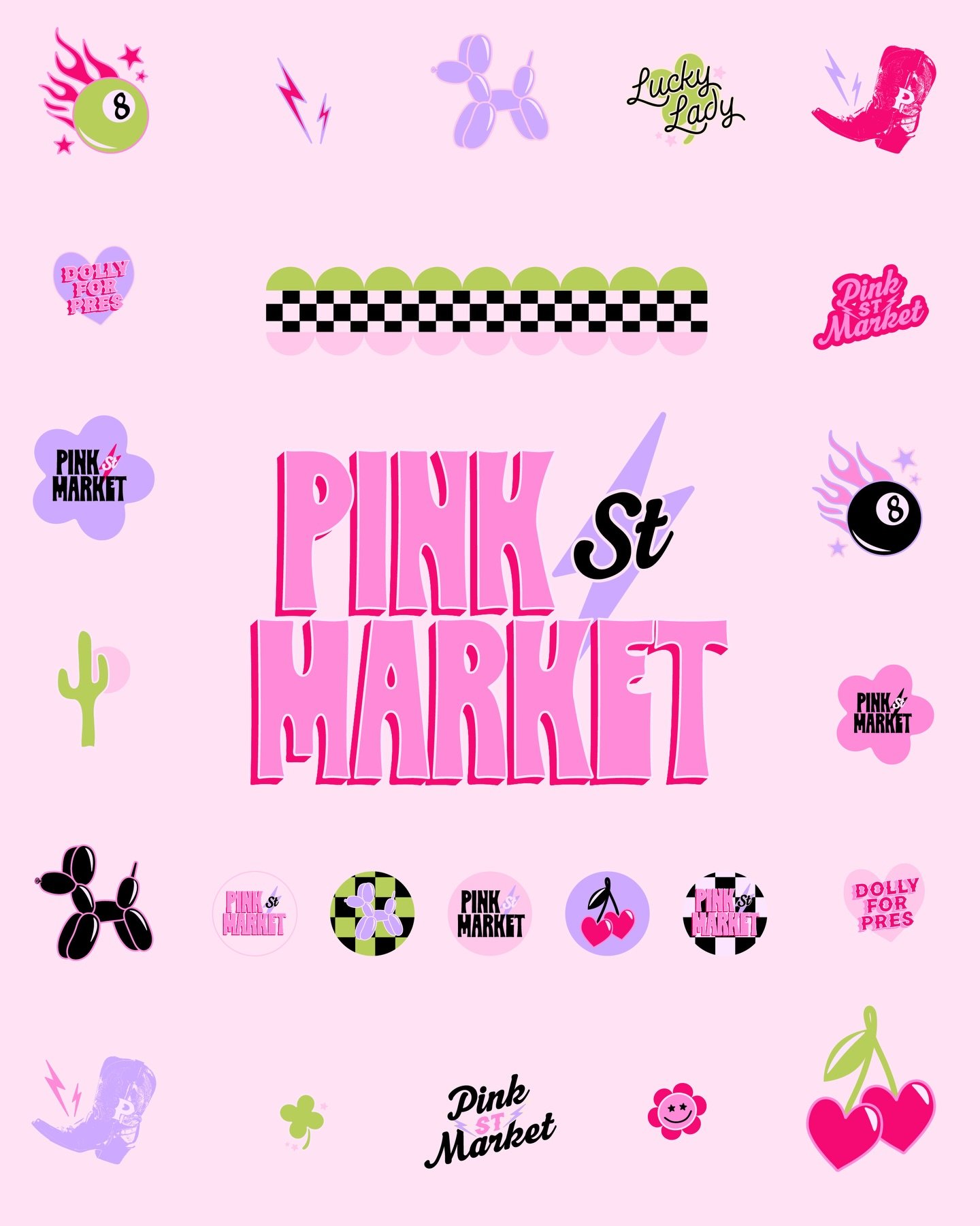 Dolly for President ⭐️💖🪩

The girliest, funnest, pinkest branding for my girl @pinkstmarket 

Alyssa wanted &ldquo;pink, colorful, playful, and slightly edgy&rdquo; 

check 👏 check 👏 check 👏 

This one was so fun! 

Thank you love! So thankful f