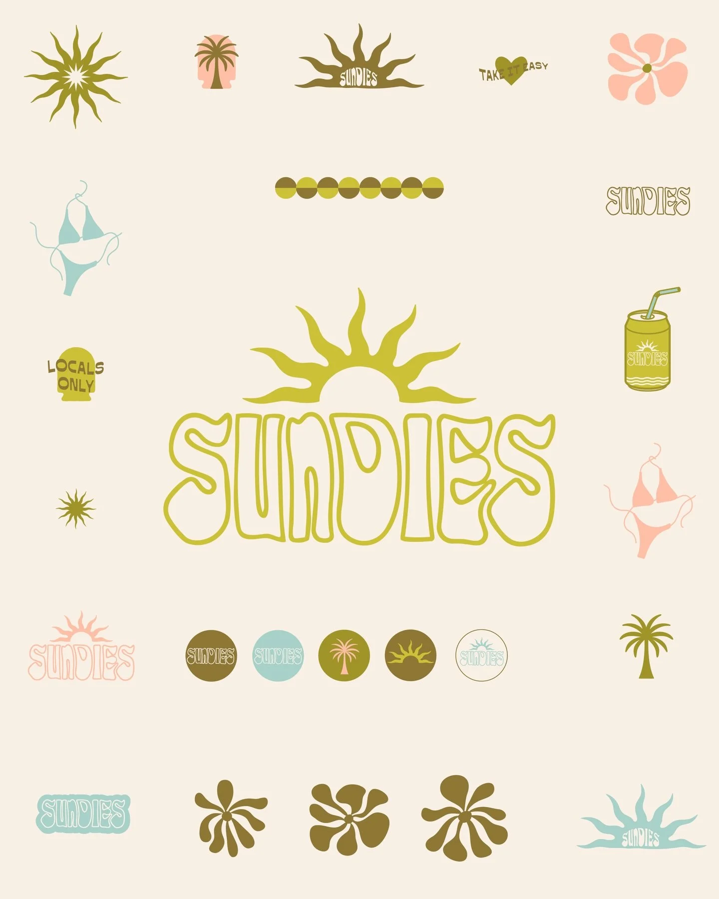 Locals only ☀️🩵

Obsesssssssed with this branding for my girl @sundiesofficial the newest venture from @gitchigami_swimwear 🤩🩵

The vibe: Handmade small batch, slow fashion bikinis, slightly vintage, slightly earthy, cool girl vibe ✨🩵

So excited
