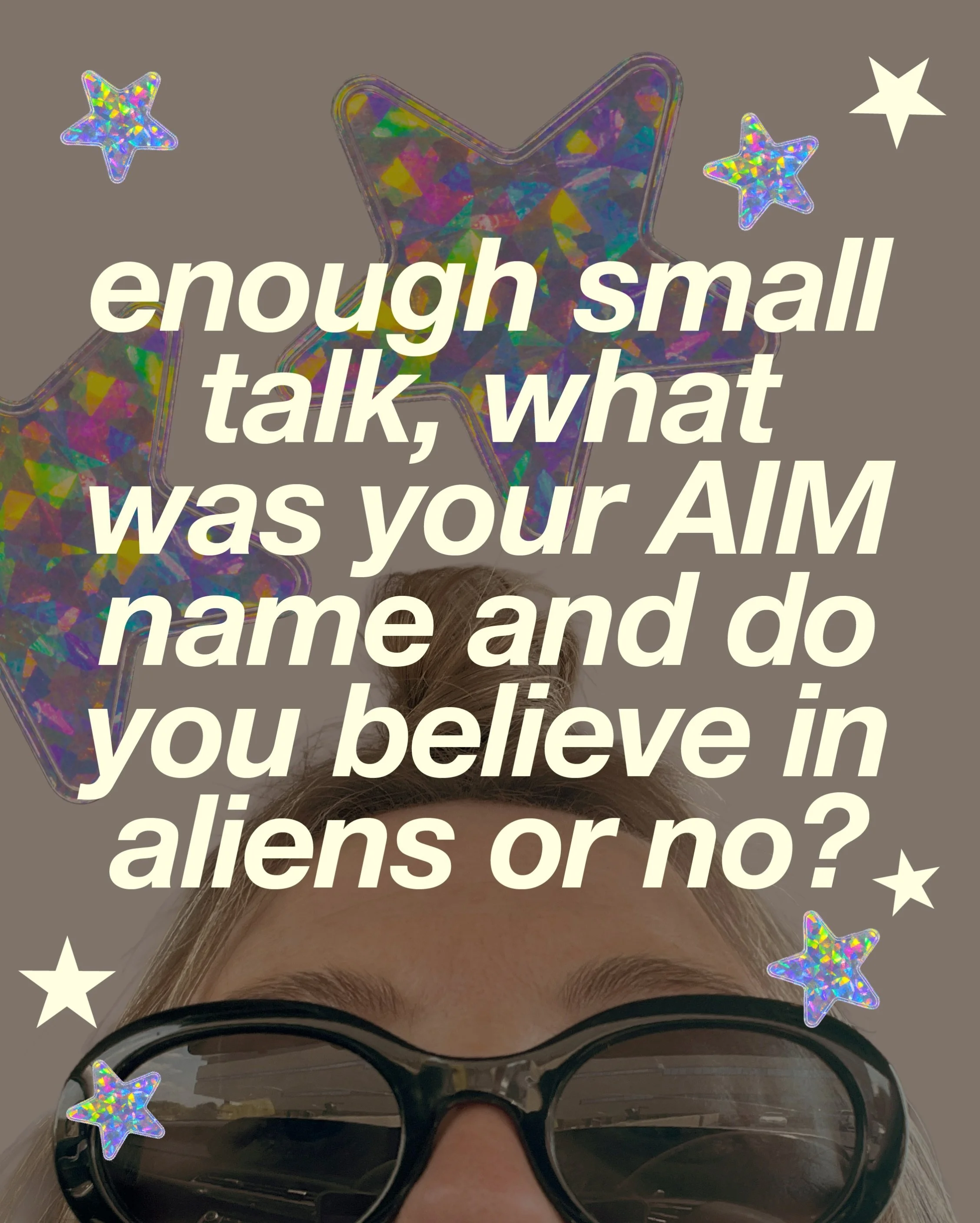 Angelwings077 😇 🪽 and yep 👽🫡 

My niche: Millennial women who want bold branding to help their businesses stand out

The ladies that grew up catfishing people in AOL chat rooms, the ones who watched TRL every day after school, obsessed with every