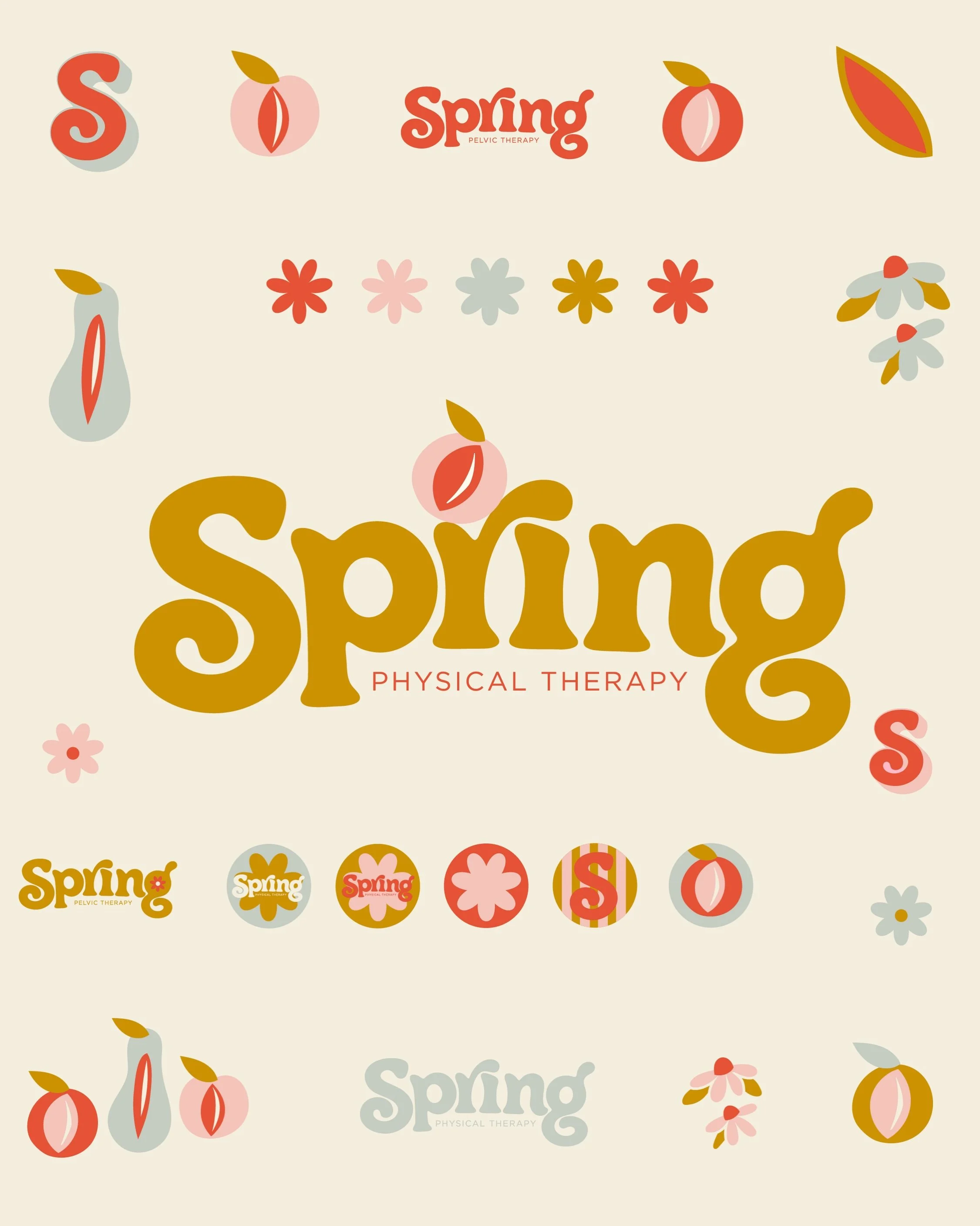 The vibes 🍉🍓🍊🥭

The most beautiful branding for my girl @spring_physicaltherapy 

The vibes: &ldquo;elevated yet approachable, 70&rsquo;s vibe with muted tones&rdquo; 

Check 👏 

This was such a fun one! Thank you so much Madisen! 

Need brandin