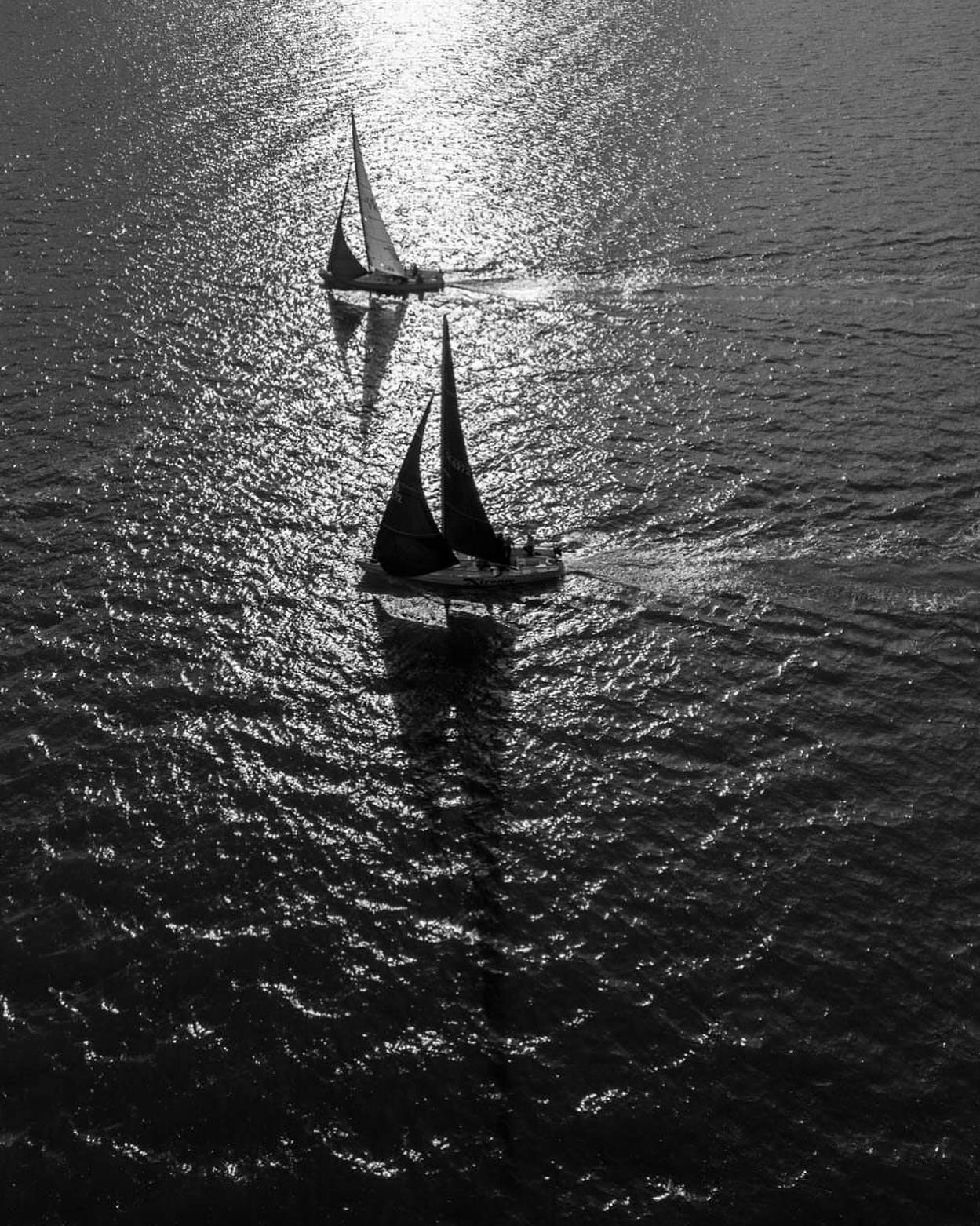 Two Adams 10s 2Xtreme and Serious Yahoo racing head-to-head in the Australian Women&rsquo;s Keelboat Regatta. Amazing @afrancolini