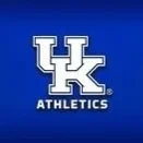 University of Kentucky Athletics logo with blue background and white lettering