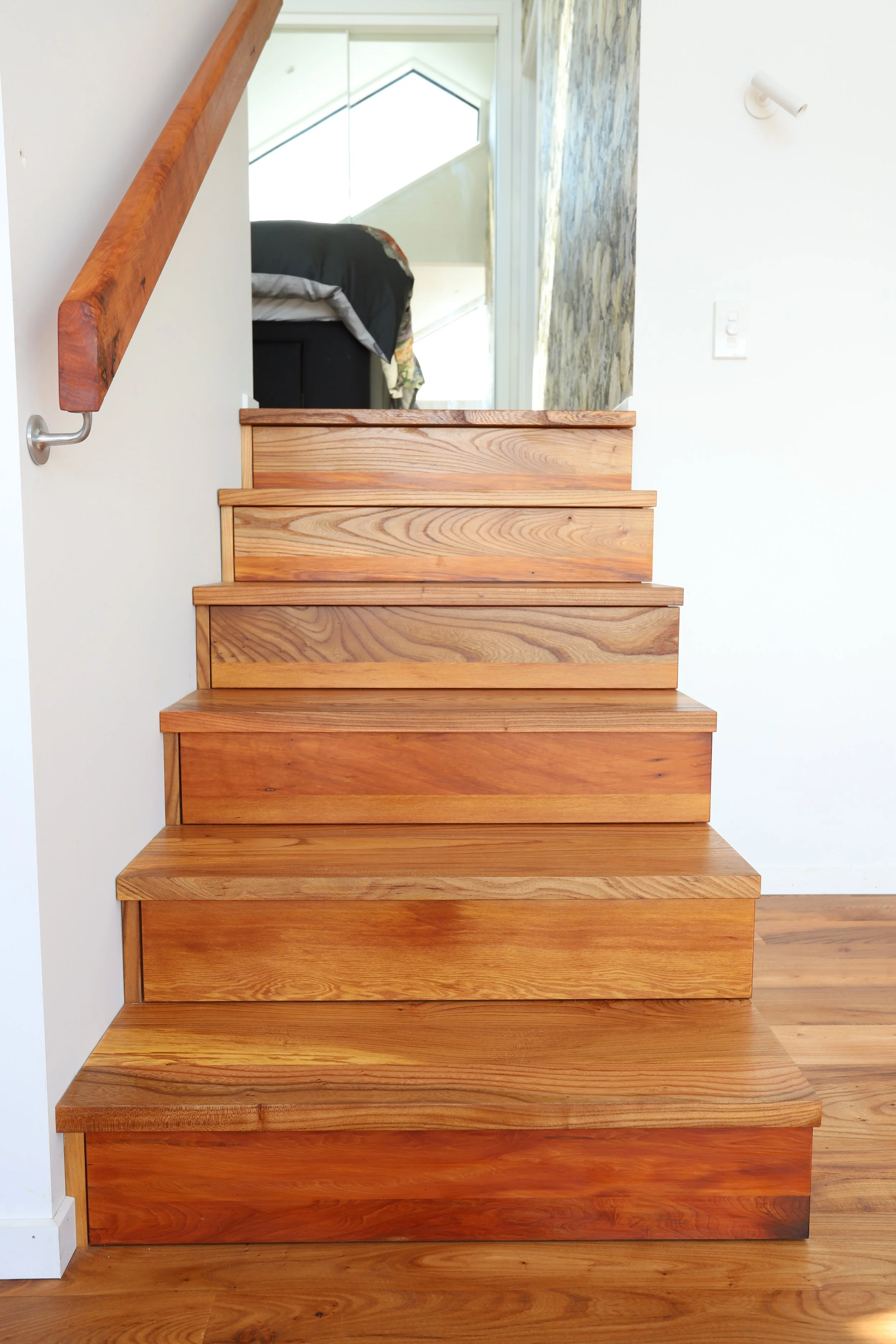 Timber Staircase with Integrated Drawers | The Custom Space