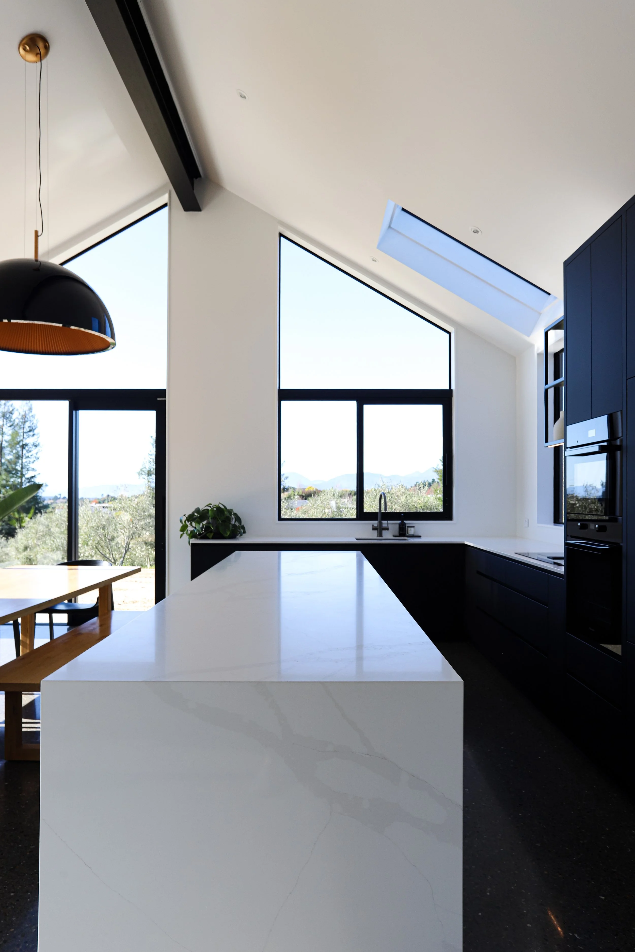 Custom joinery for a new build in the Redwood Valley, by The Custom Space