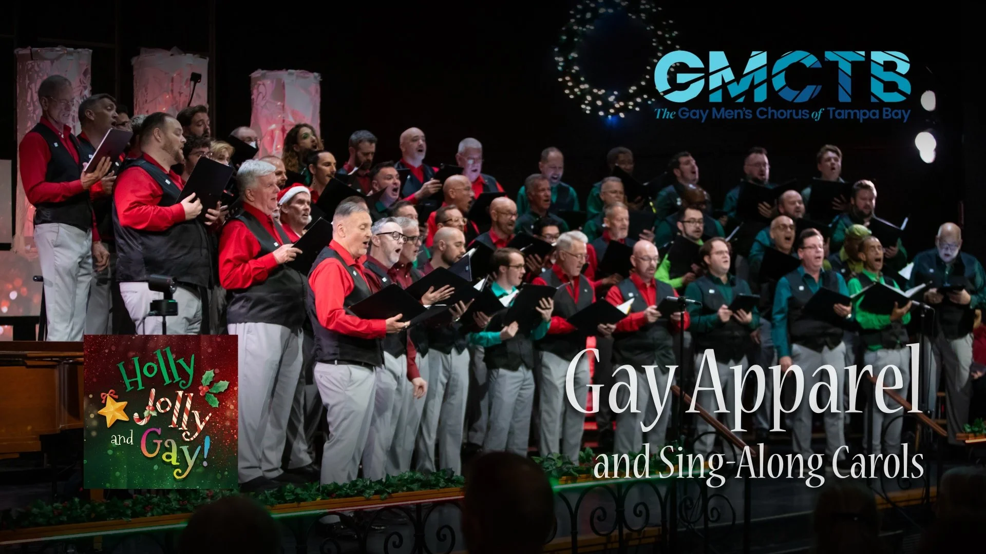 Gay Apparel and Sing-Along Carols