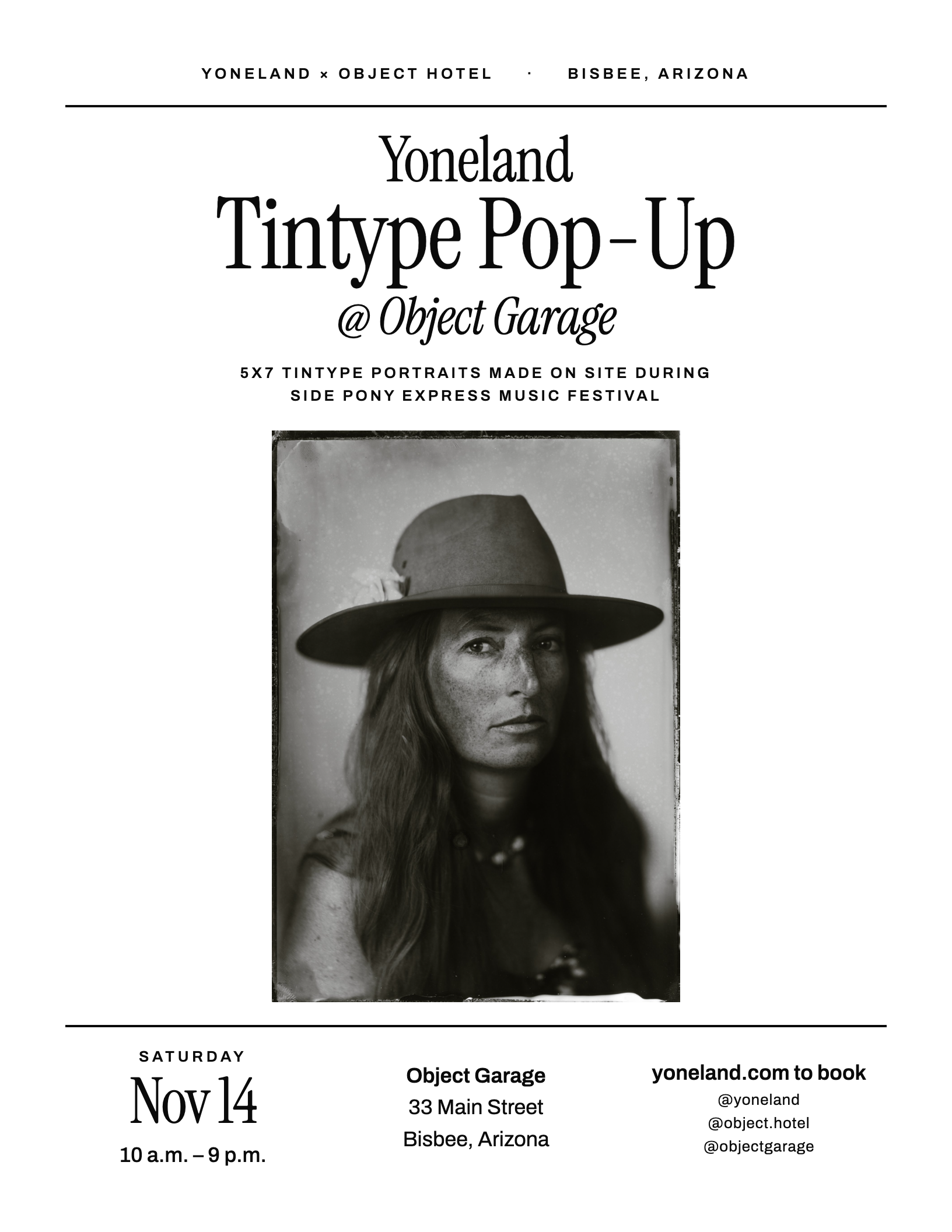 Pop-Up @ The Object Garage - During Side Pony Music Festival