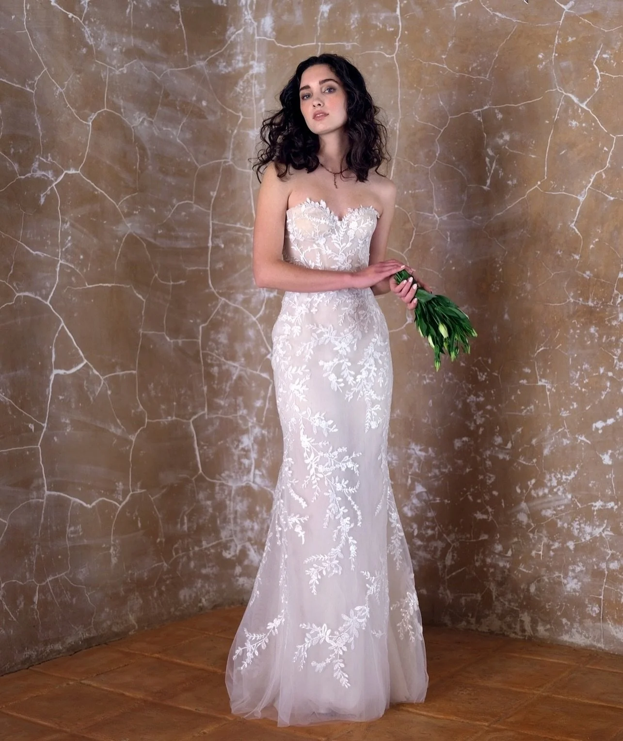 Meet Fiona, an elegantly understated mermaid silhouette in silk chiffon and tulle. 

#BridalEditorial #RomanticBride #FloralWeddingDress #LuxuryBridal #ModernRomance #BridalStyle #WeddingInspiration #LaceWeddingDress #FineArtBride