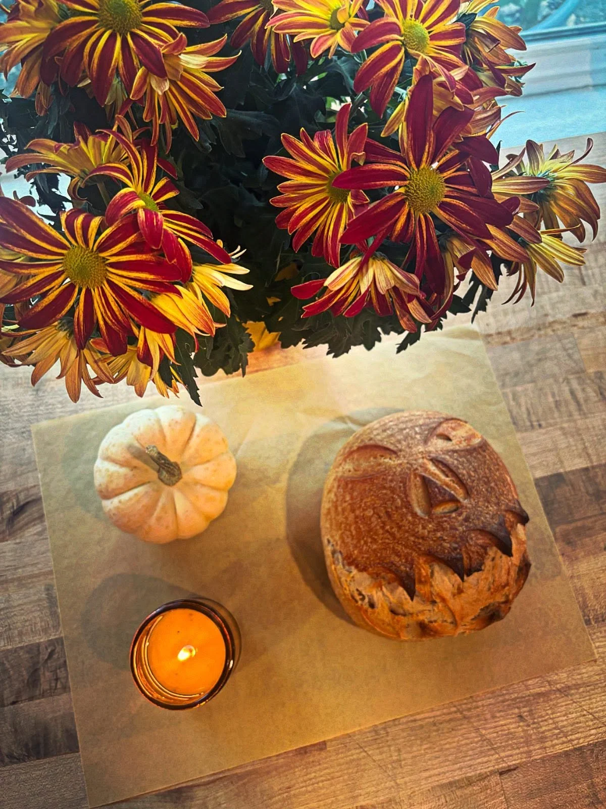 Happy Halloween! We have spooky sour dough in house while supplies last! Come say hi and grab a sweet treat! π π»