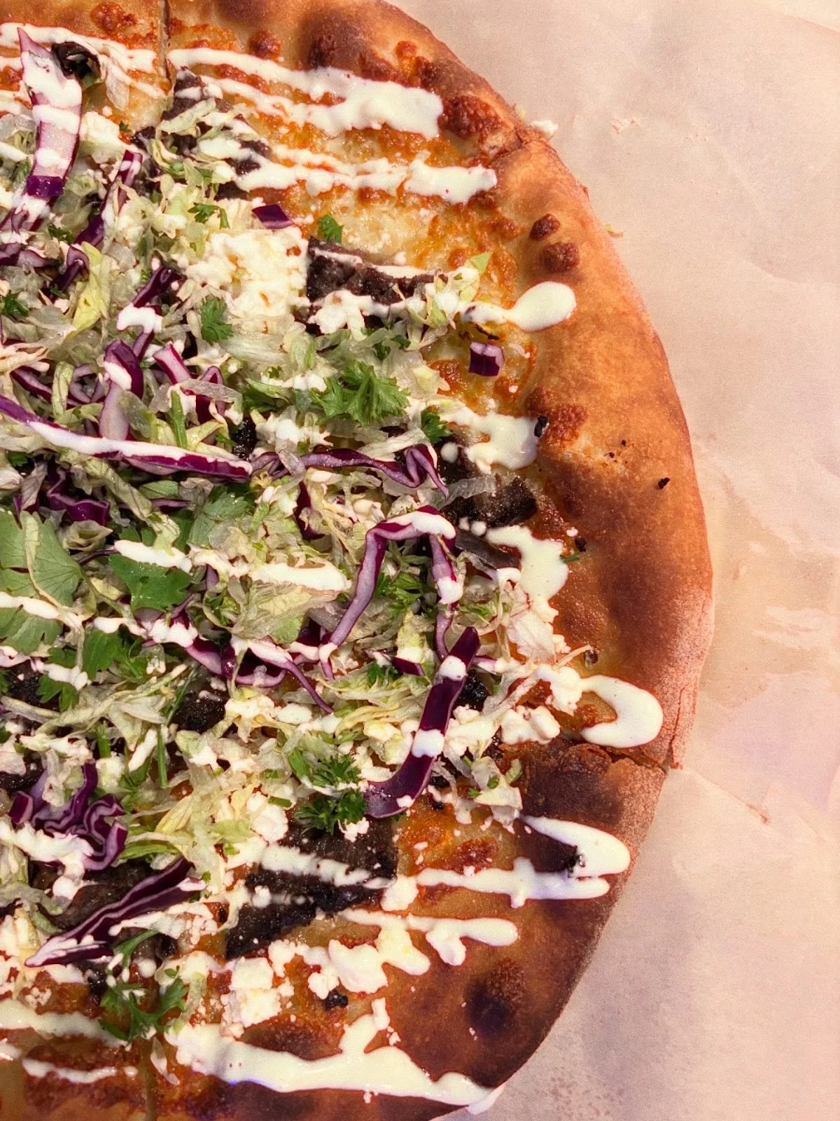 Gyro pizza is hot and ready until 7pm! 🍕