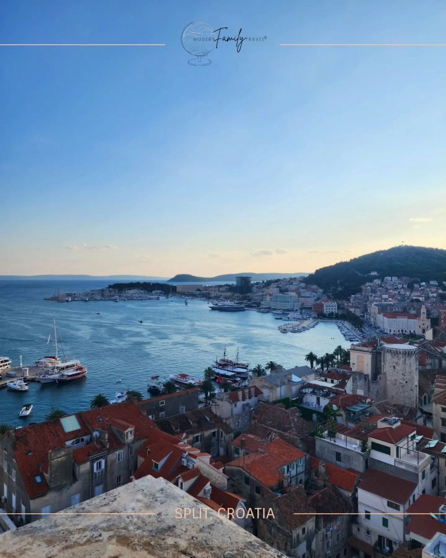 Split, Croatia Fast Facts:
- Second largest city in Croatia
- UNESCO World Heritage Site
- Lively waterfront and great nightlife 
- Pazar (Green Market) is the main market packed with seasonal fruits, vegetables, meats, cheeses, olive oil, honey, and
