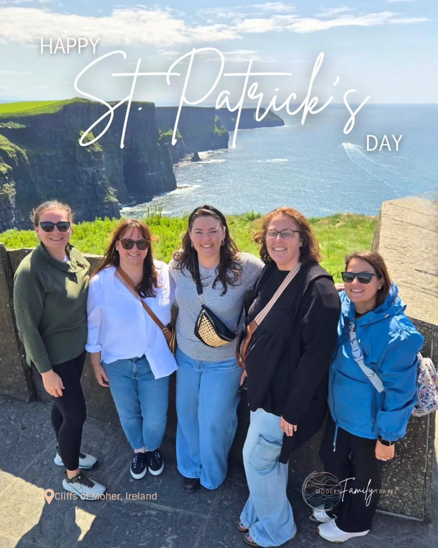 🍀Happy St. Patrick's Day🍀 from your friends at Modern Family Travel&reg;️! 

May the road rise to meet you. 💚

#irelandwithkids  #irelandvacation #familytravel  #stpatricksday☘️ #travelagentnearme